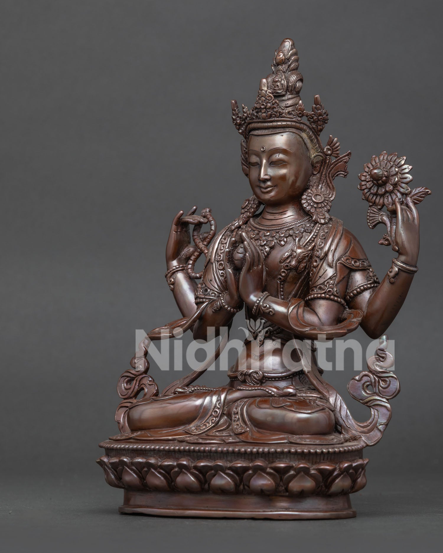 Chenrezig Statue | Buddhist Deity of Compassion & Mercy