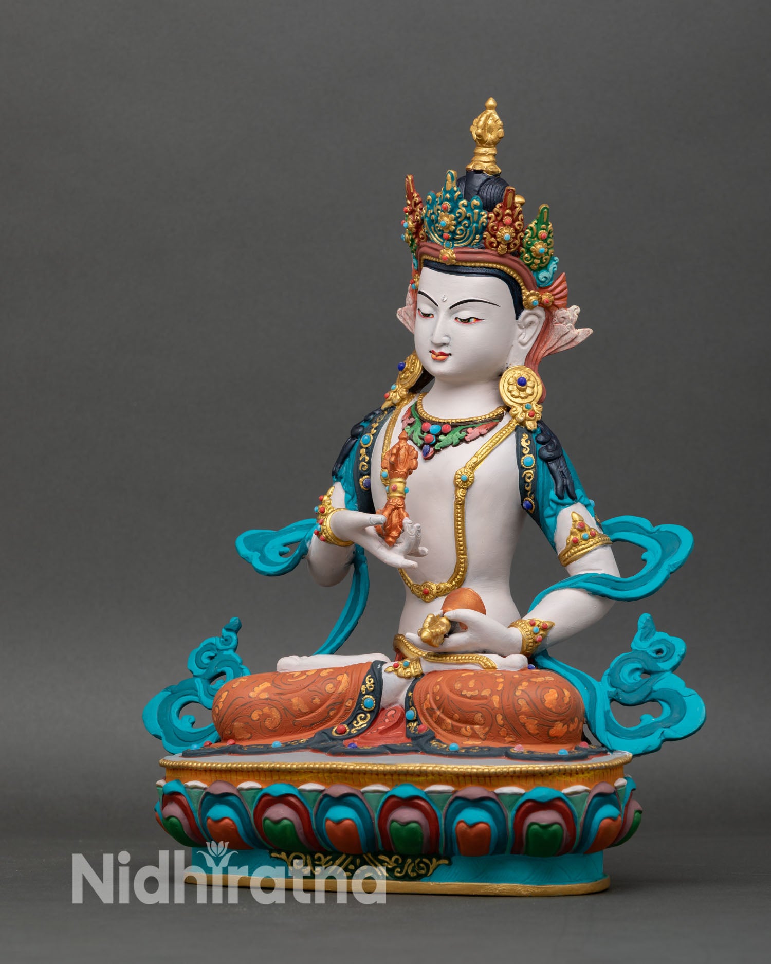 Vajrasattva Statue | Purification Deity for Sacred Space Decor