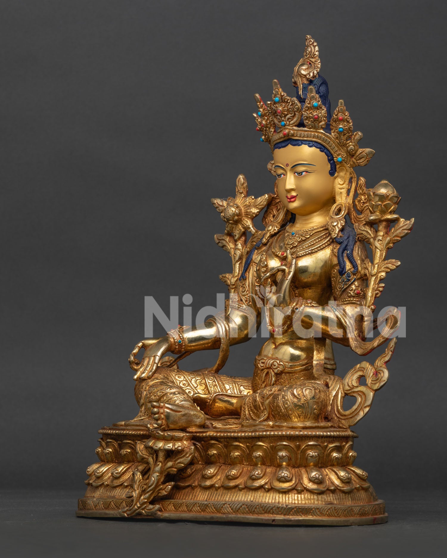 Green Tara Statue