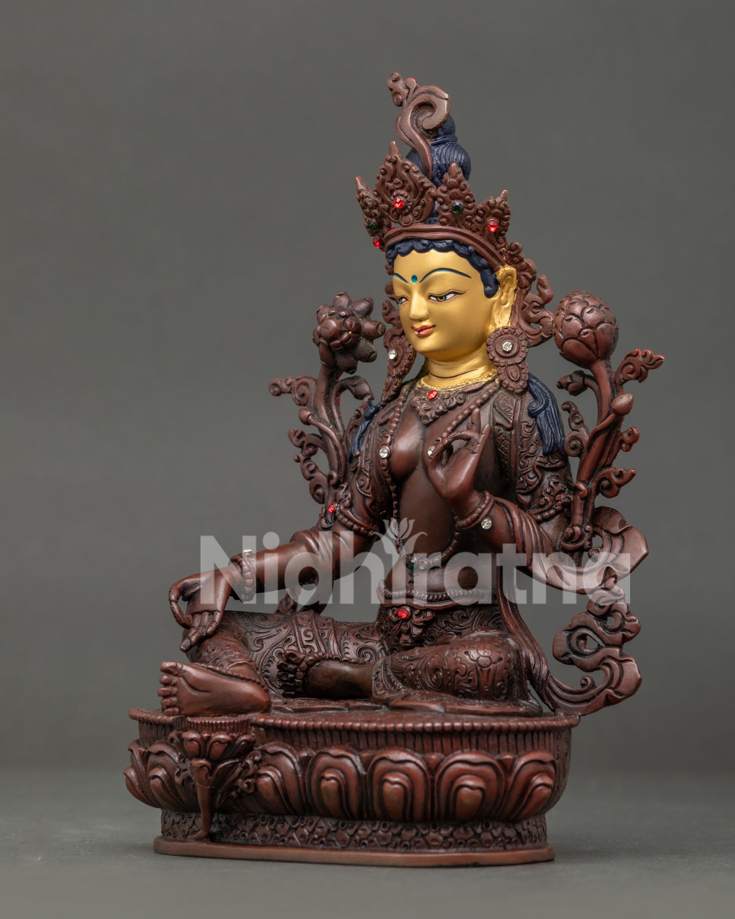 Green Tara Statue