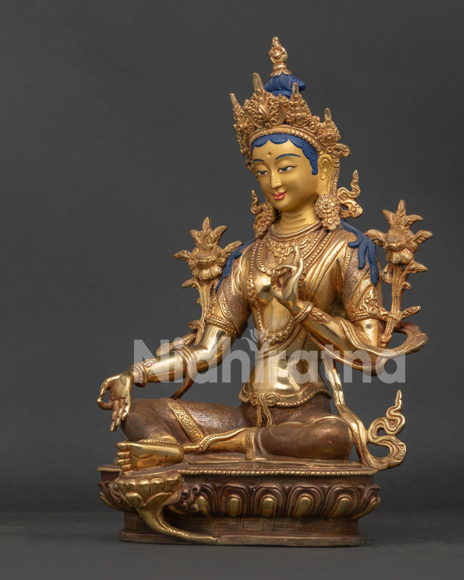 Green Tara Statue | Buddhist Deity of Swift Protection