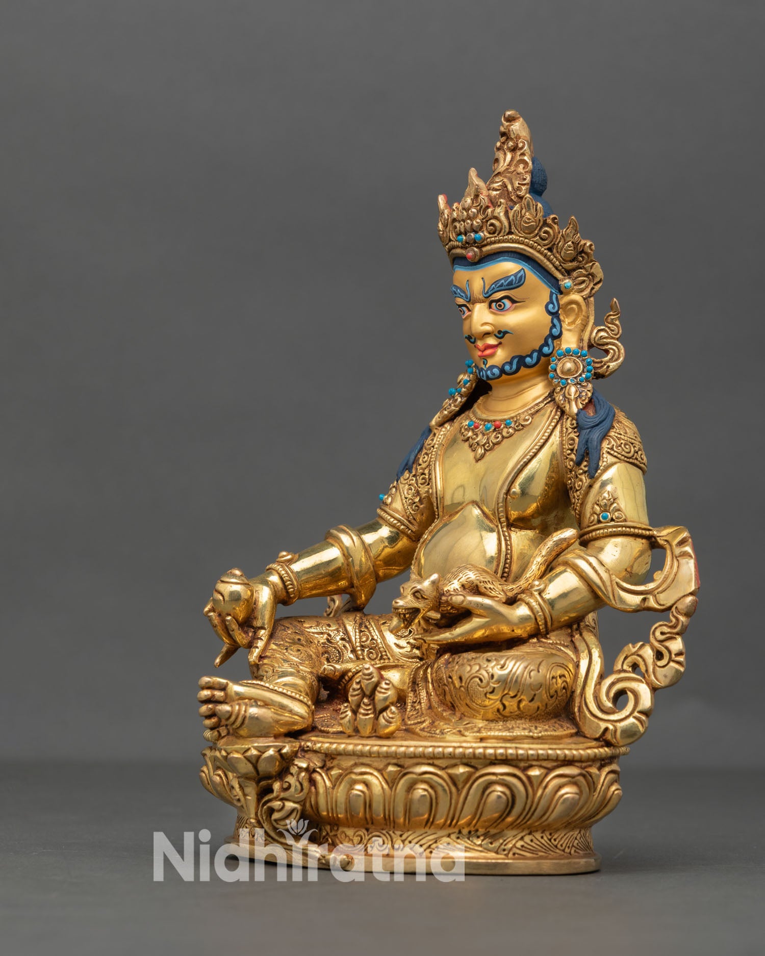 Dzambhala Statue – Handcrafted Himalayan Spiritual Decor