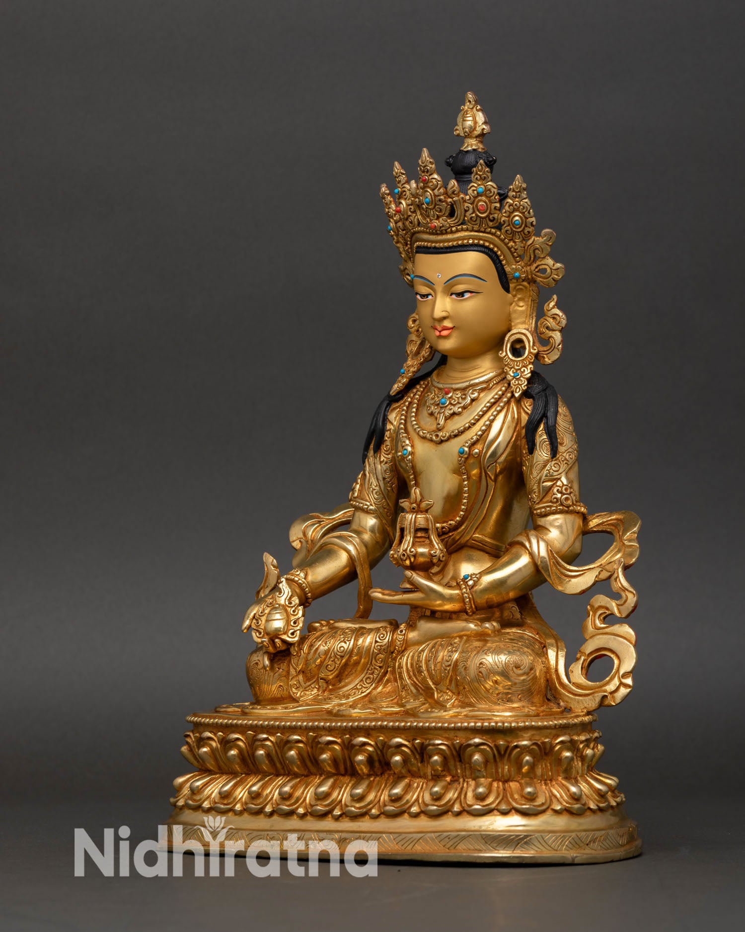 Kshitigarbha Statue | Sacred Protector for Altar & Meditation Space