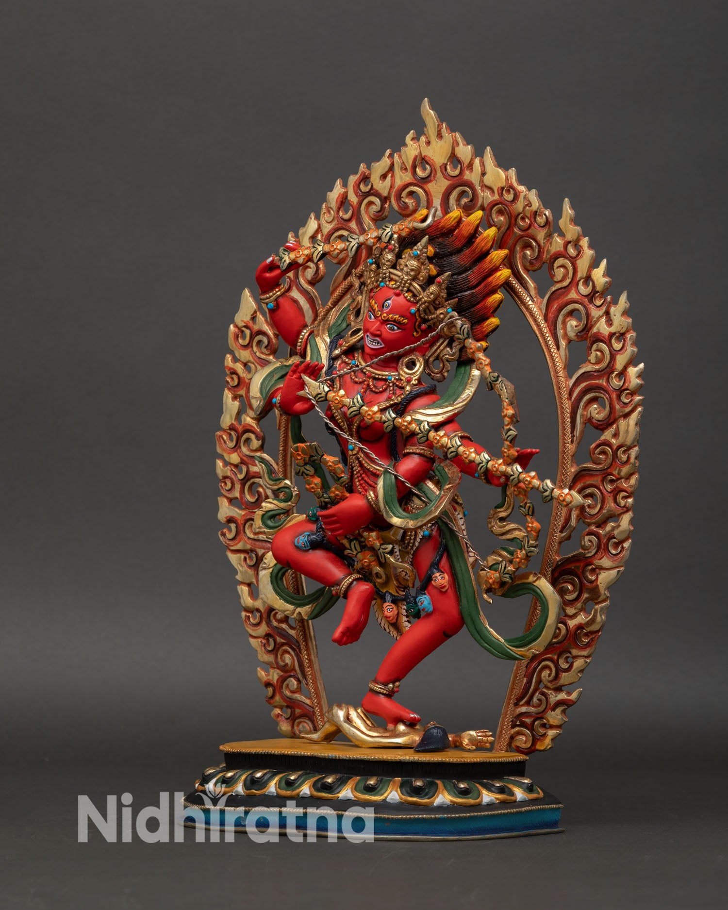 Kurukulla Statue | Vajrayana Dakini Spiritual Art from Nepal