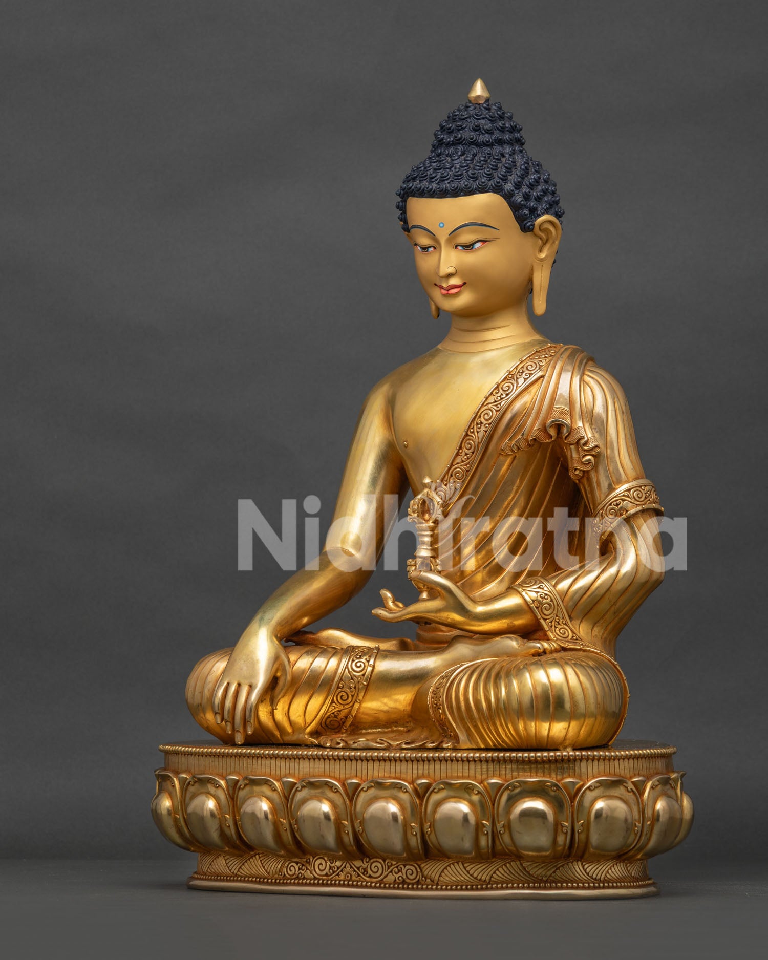 Collector-Grade Mitrugpa Buddha Statue | Fine Nepalese Artwork