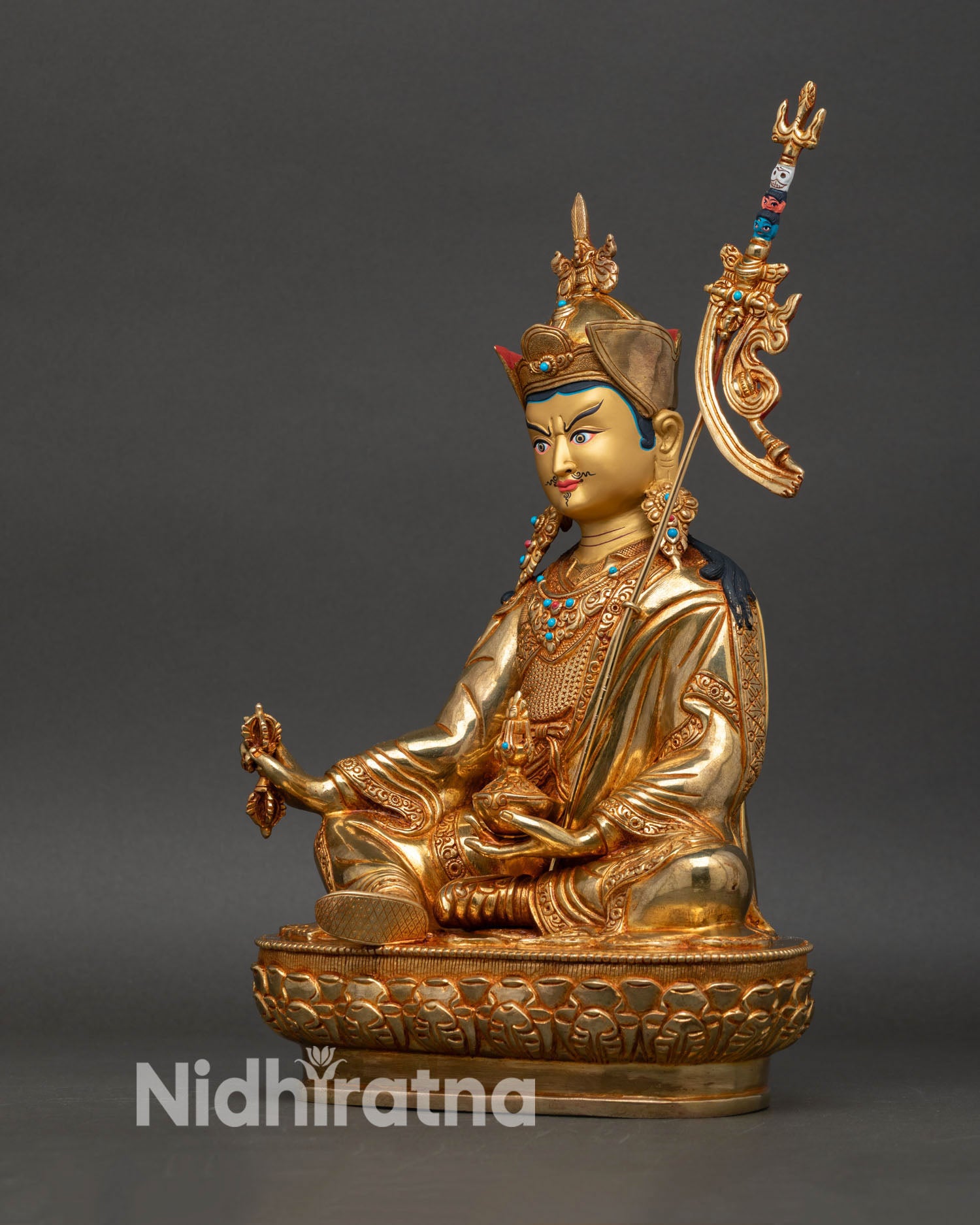 Guru Rinpoche Statue | Sacred Himalayan Buddhist Art