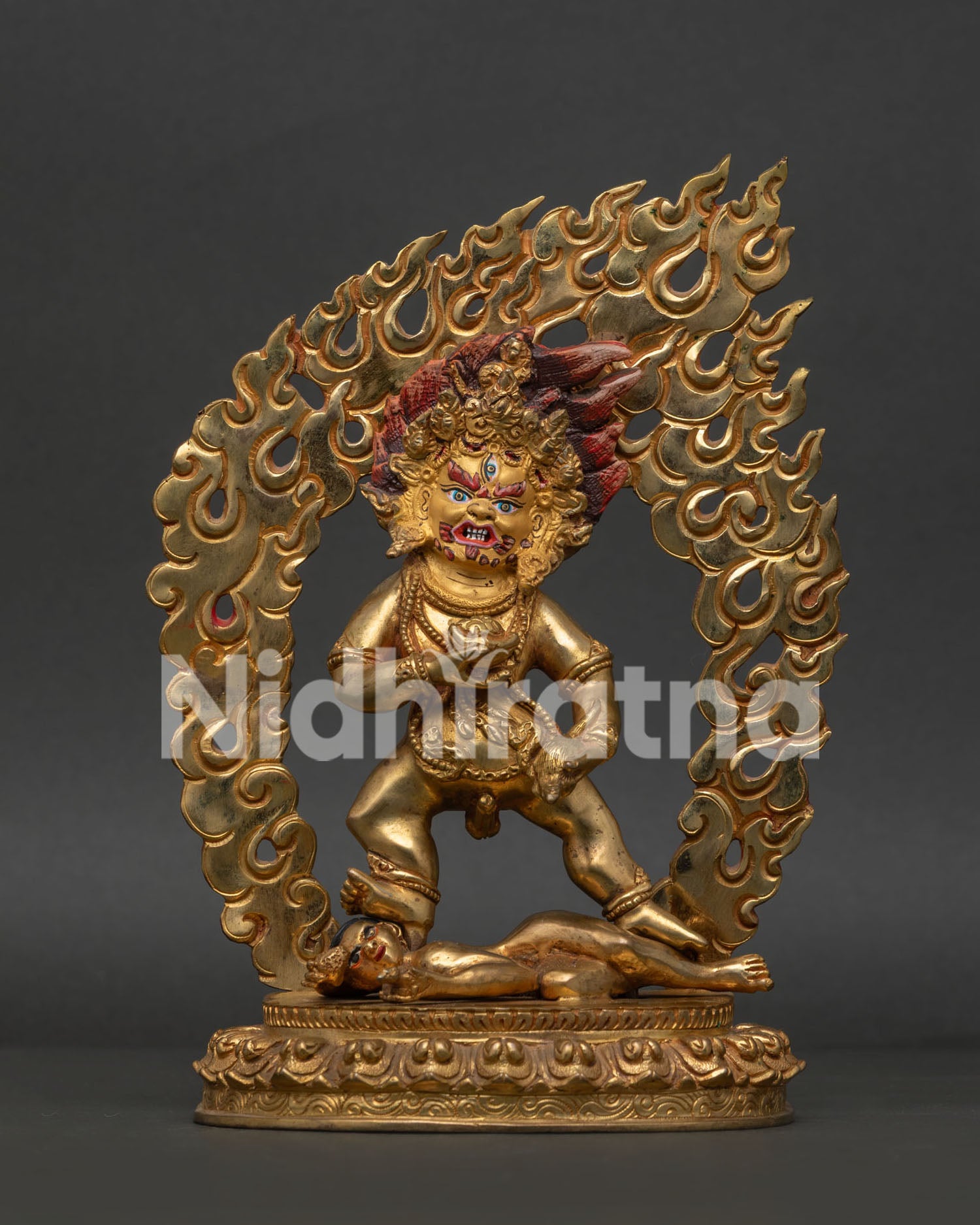 Black Dzambhala Statue