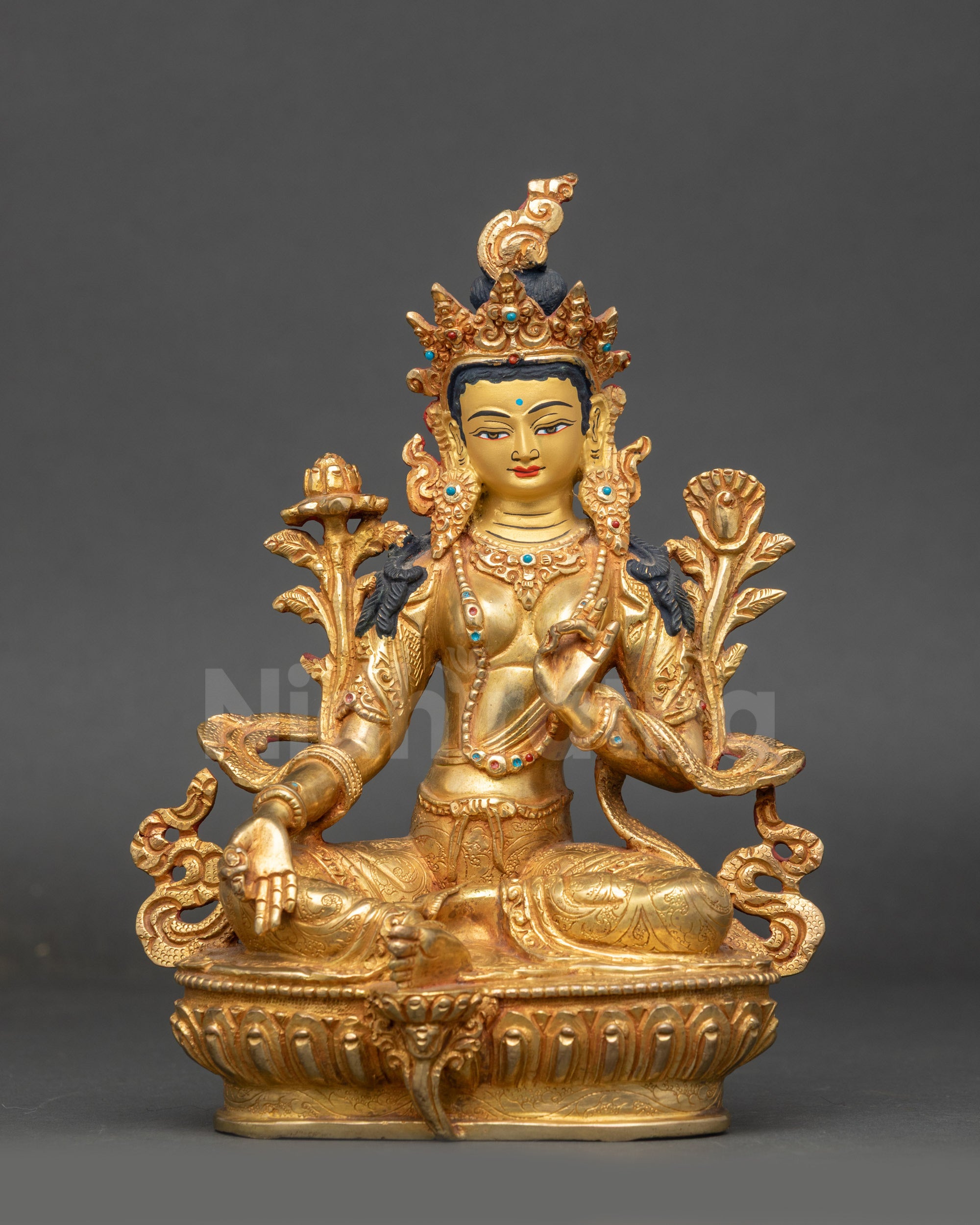 Green Tara Statue