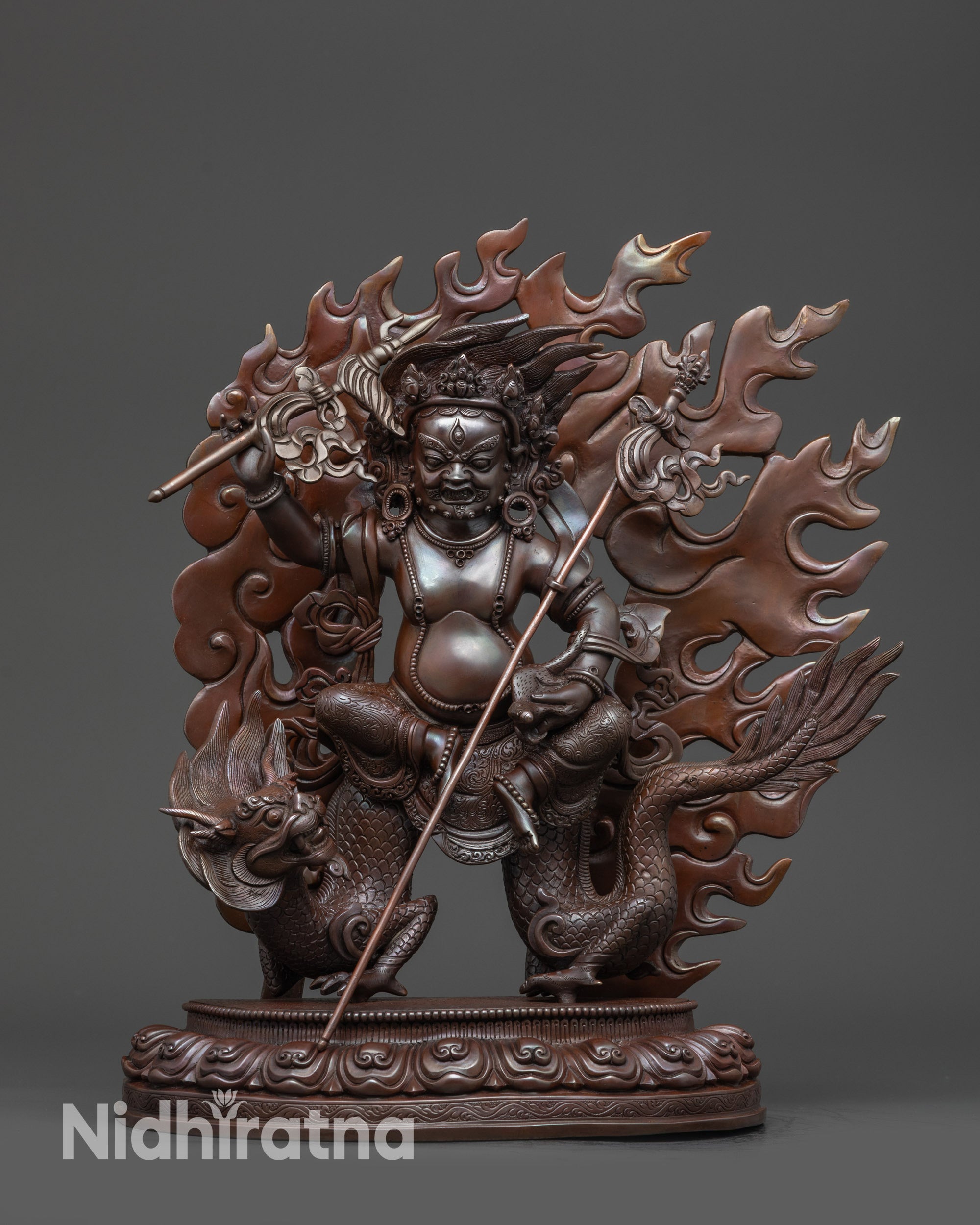 White Dzambhala Statue