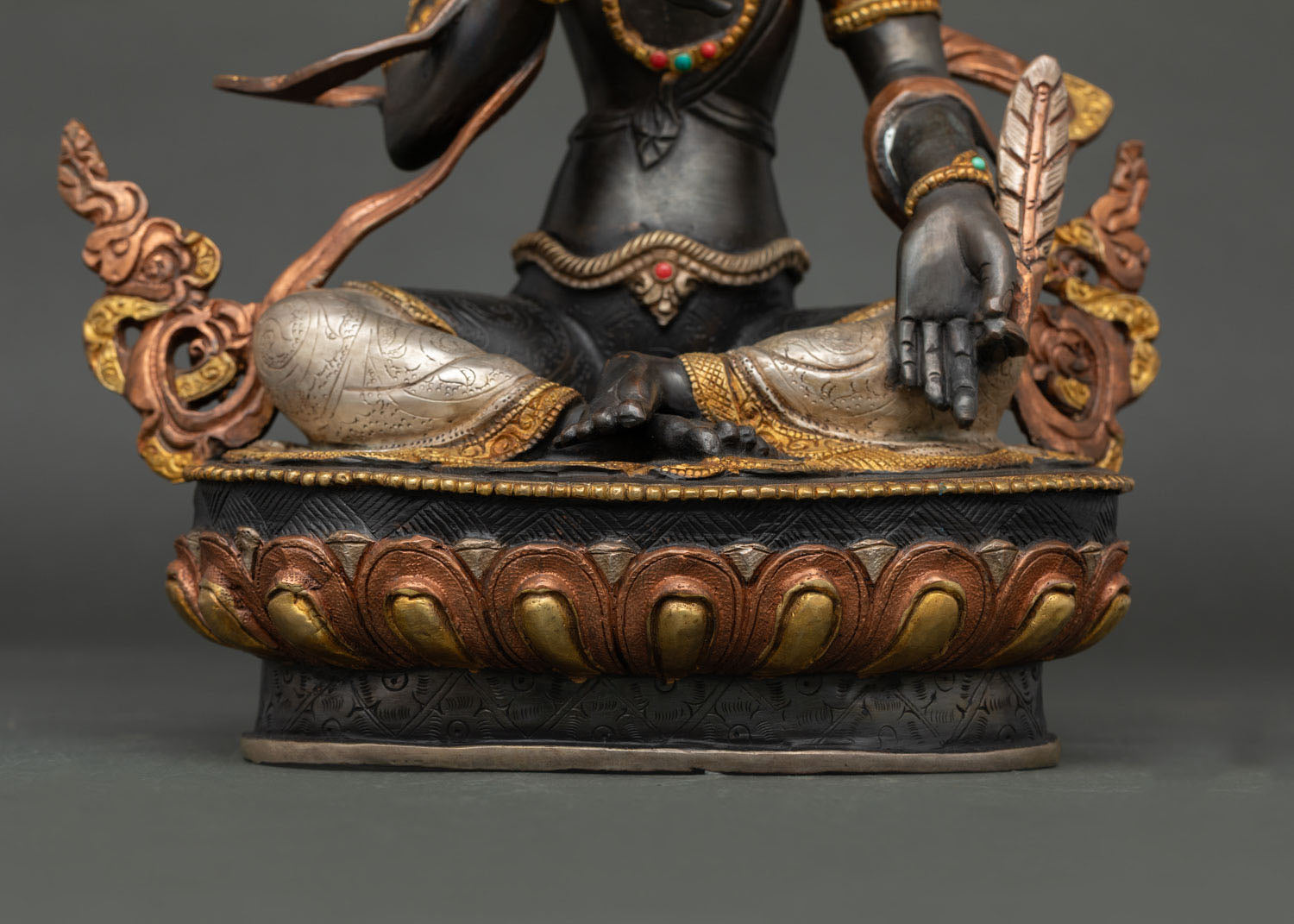 Kshitigarbha Statue | Traditional Vajrayana Buddhist Art