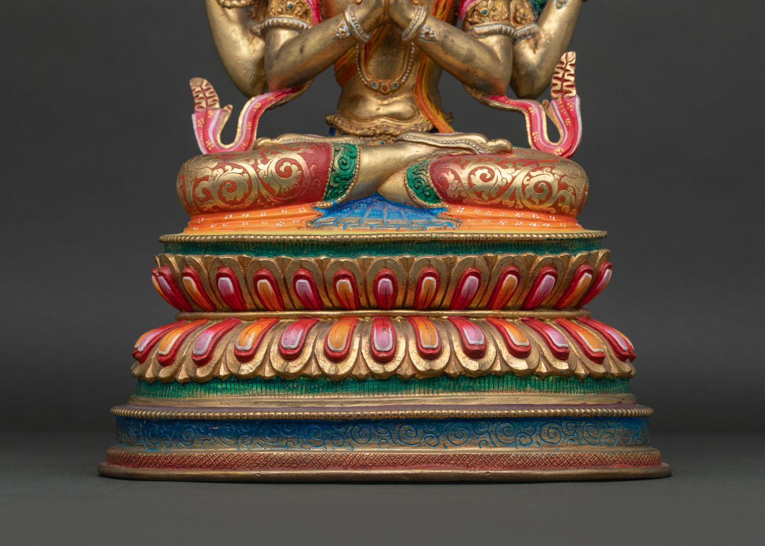 Chenrezig Buddhist Statue | Handcrafted Buddhist Sculpture from Patan Nepal