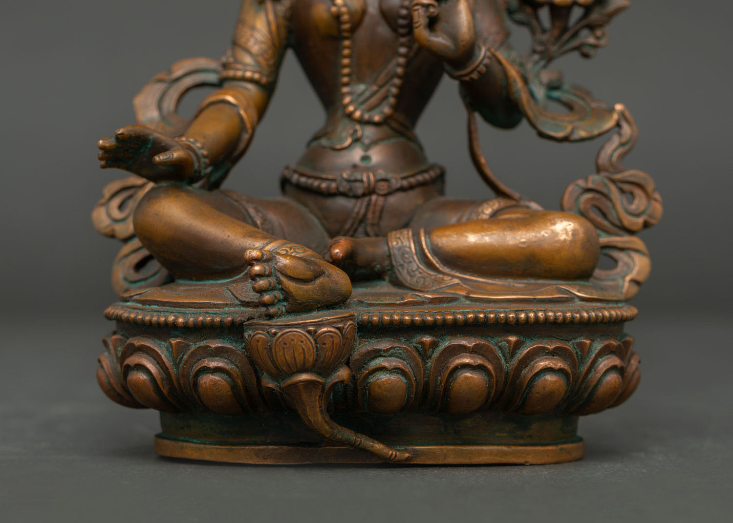 Green Tara Statue | Sacred Goddess of Compassion and Protection