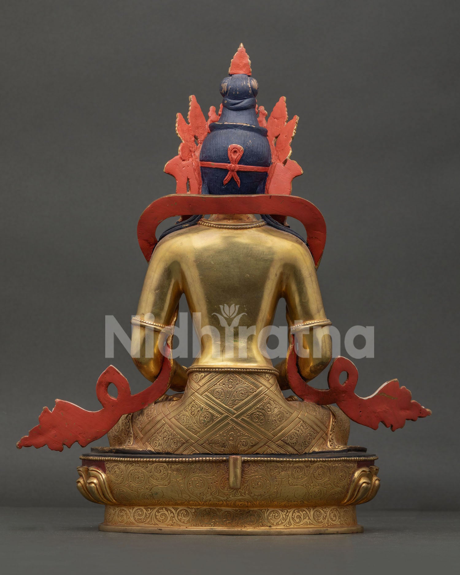 Ornate Amitayus Buddha Statue | Long-Life Buddha from Nepal