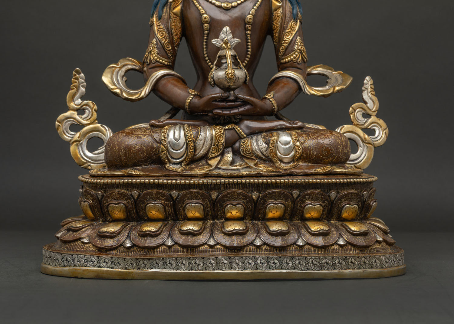 Amitayus Buddha Statue | Fine Nepali Buddhist Metalwork