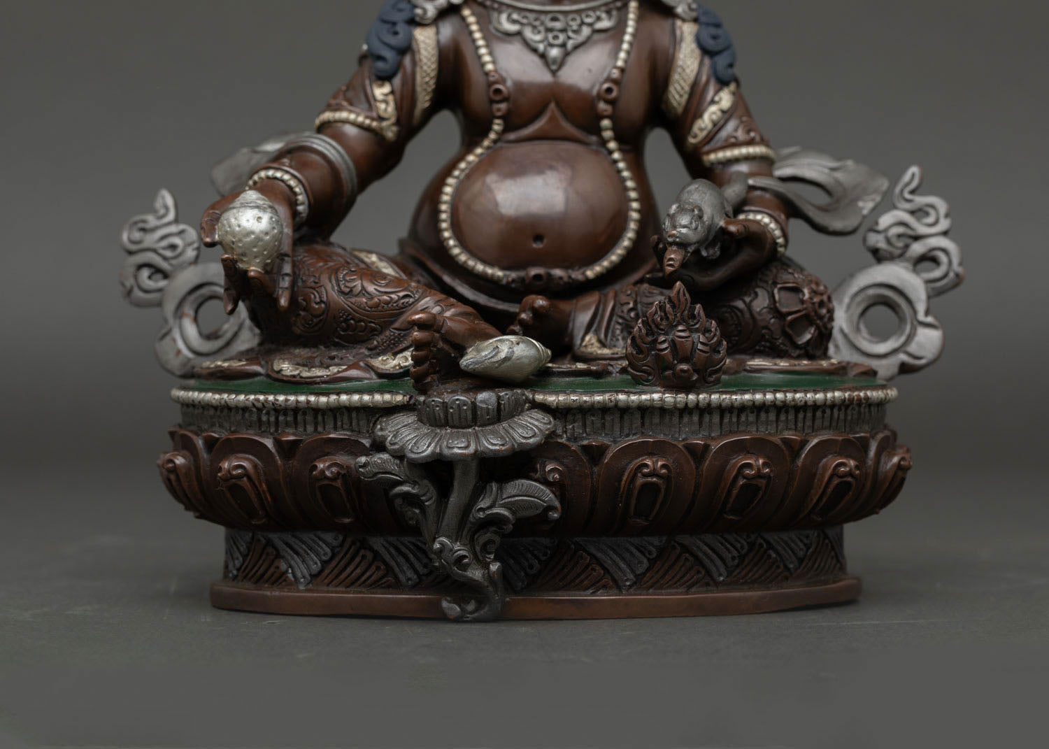 Dzambhala Statue – Handcrafted Wealth Deity Copper Sculpture