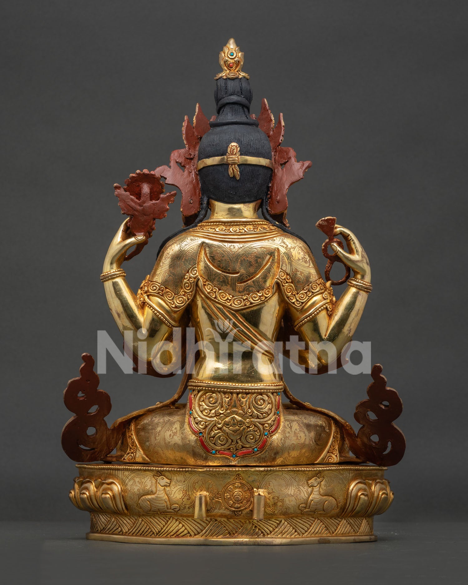 Chenrezig Statue | Newari Crafted Avalokiteshvara Buddhist Art