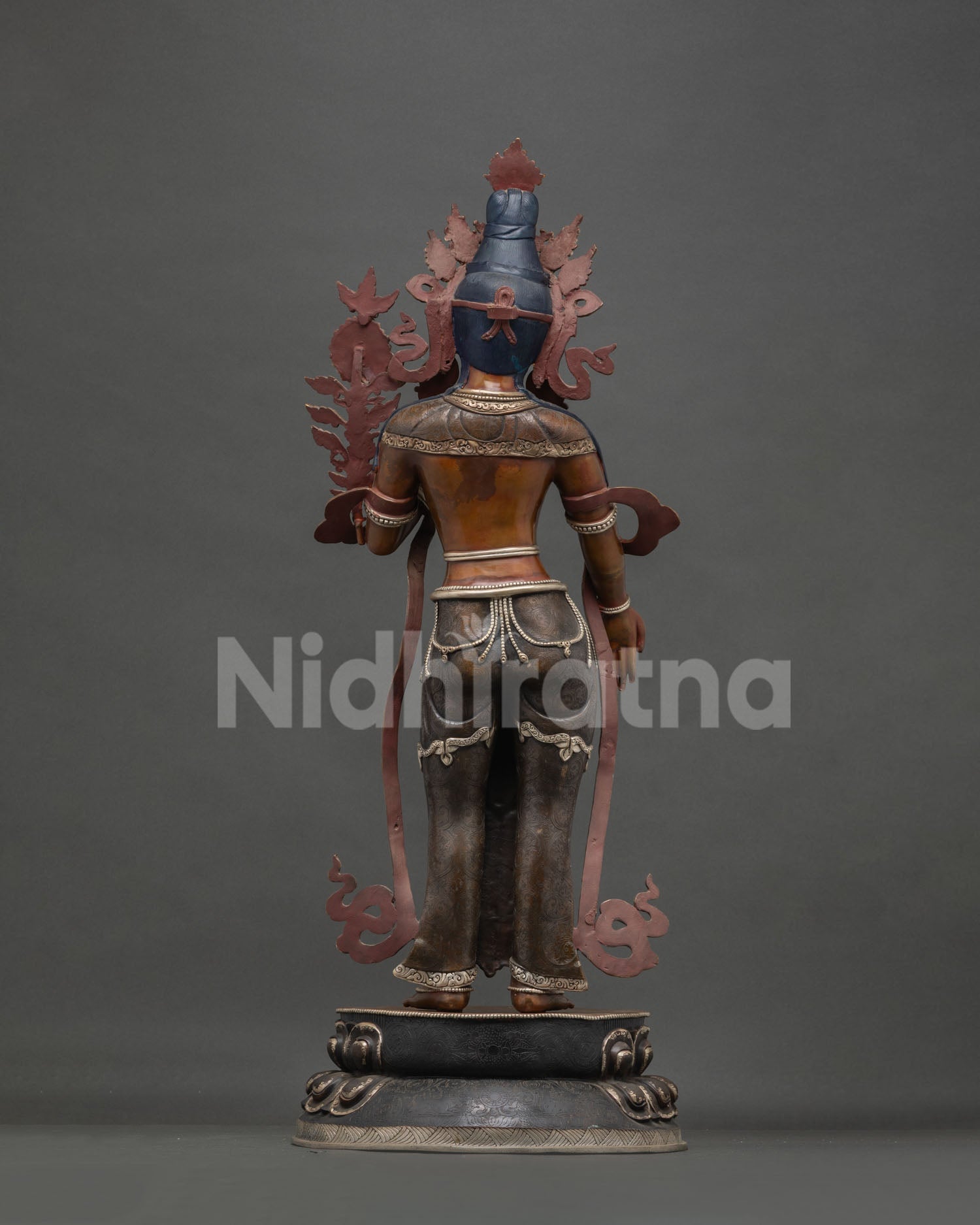 Standing Green Tara Statue from Nepal | Life-Size Buddhist Sculpture