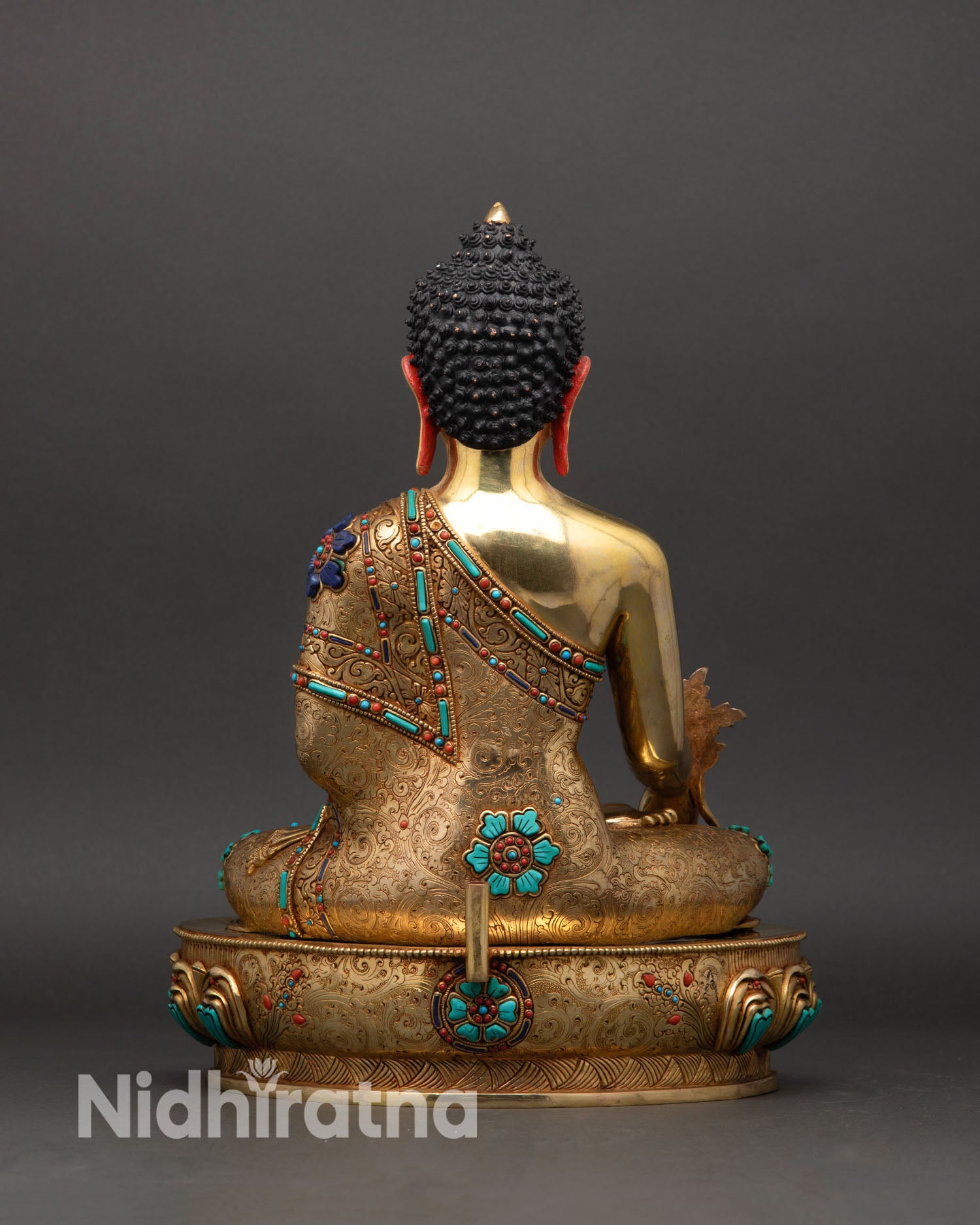 Large Medicine Buddha Copper Statue | Symbol of Healing & Wellness