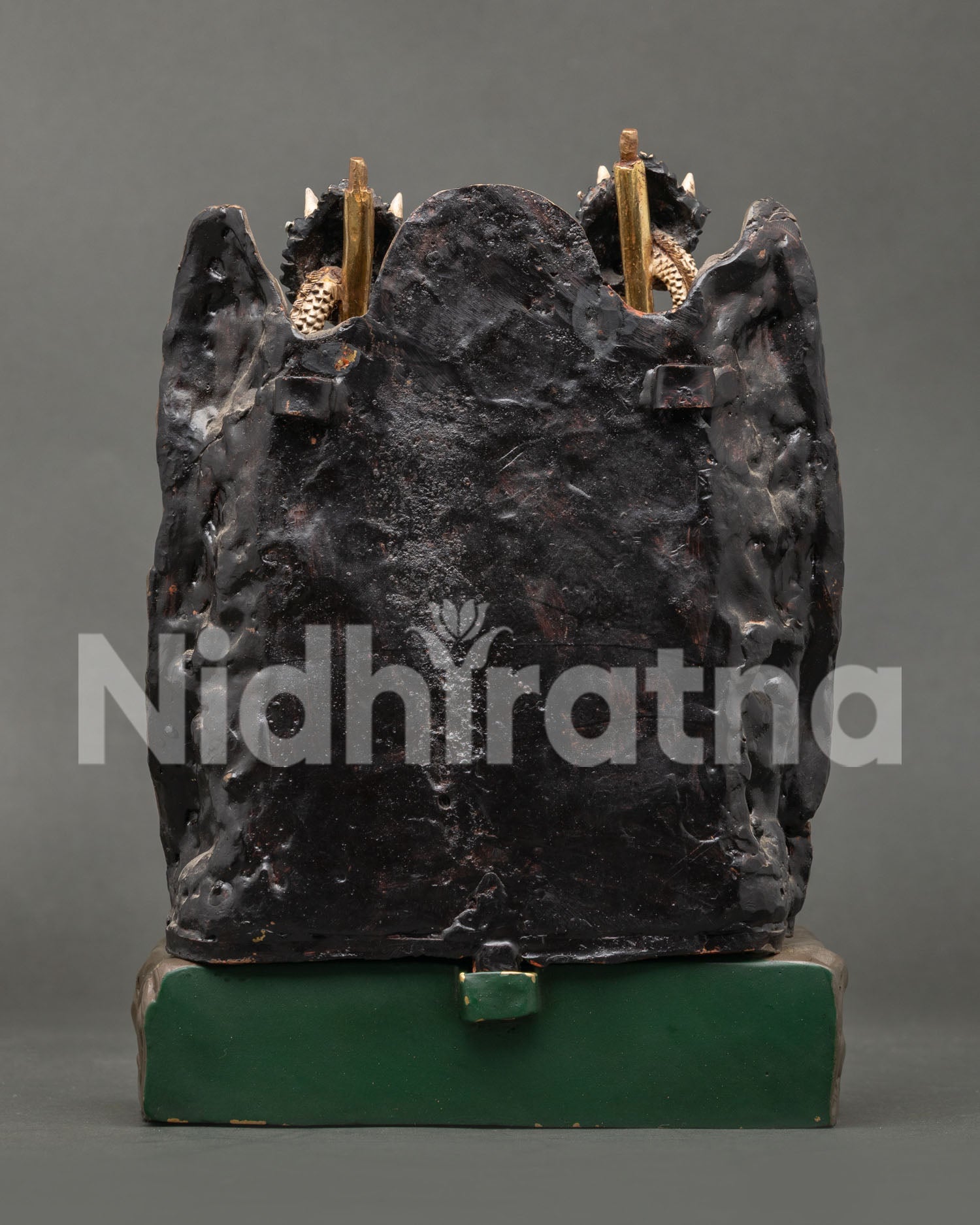 Medicine Buddha Statue With Throne & Five Dhyani Buddhas