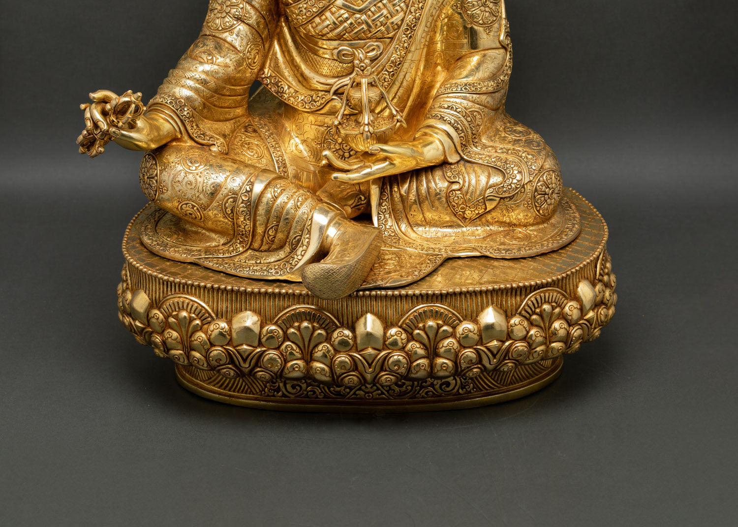 Guru Rinpoche Statue | Vajra Master Copper Sculpture