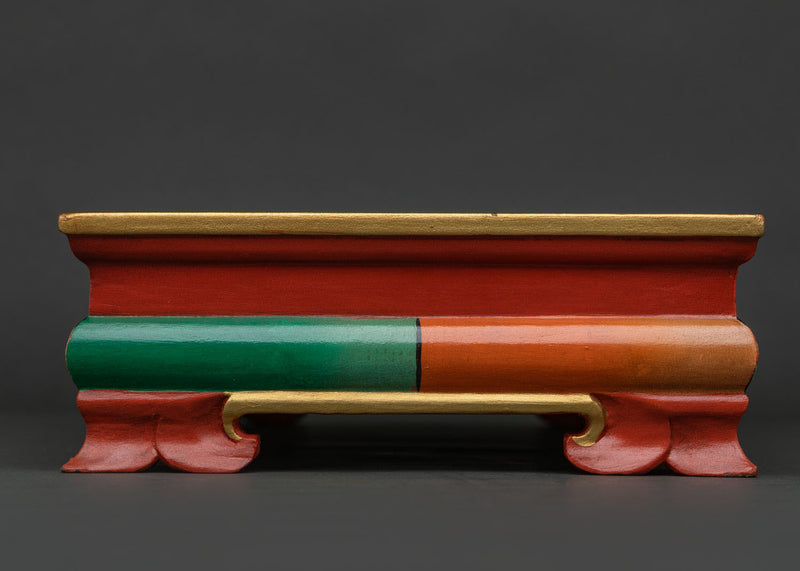 Tray | Handcrafted Buddhist Wooden Decorative Tray