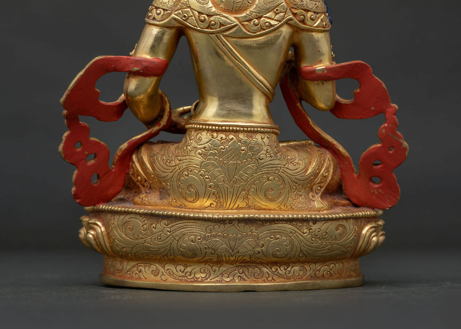 Vajrasattva Buddha Statue | Traditionally Gold Fire-Gilded Sculpture