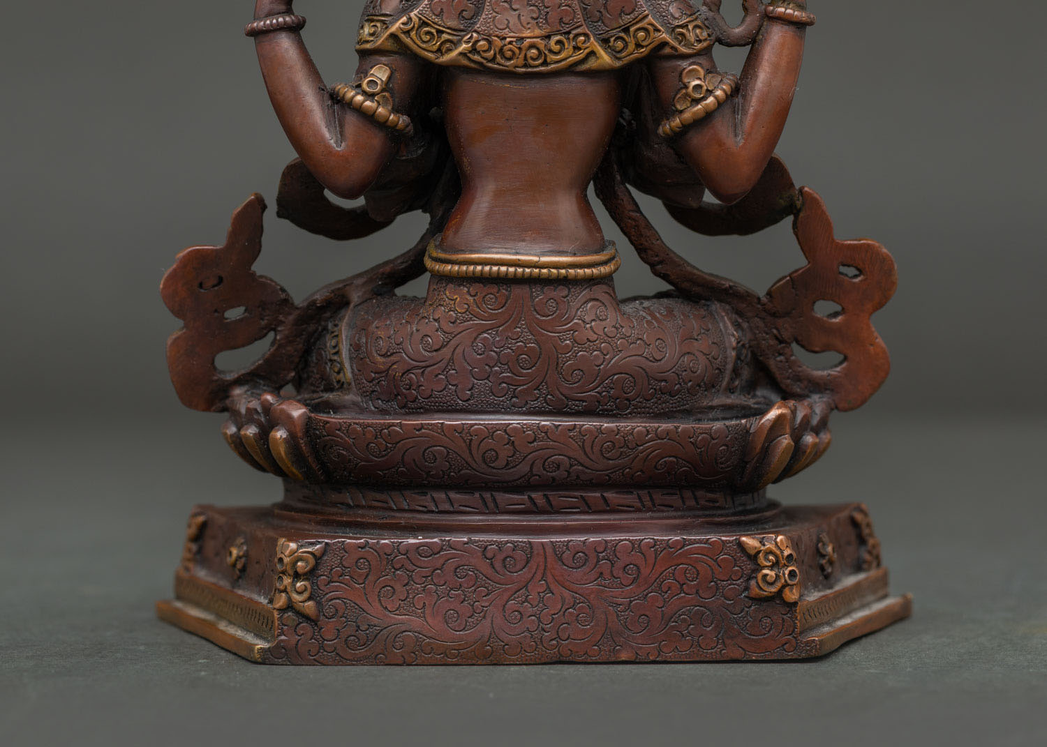 Four-Armed Chenrezig Statue | Handcrafted Compassion Deity from Nepal