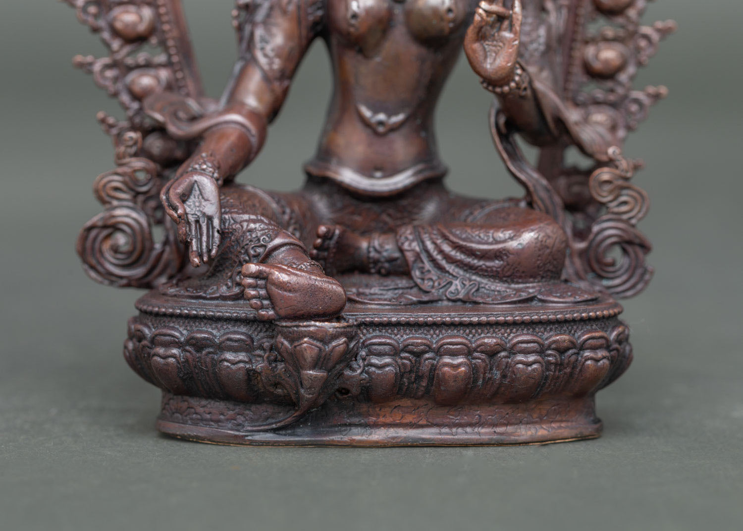 Green Tara Sculpture | Spiritual Home Altar Art