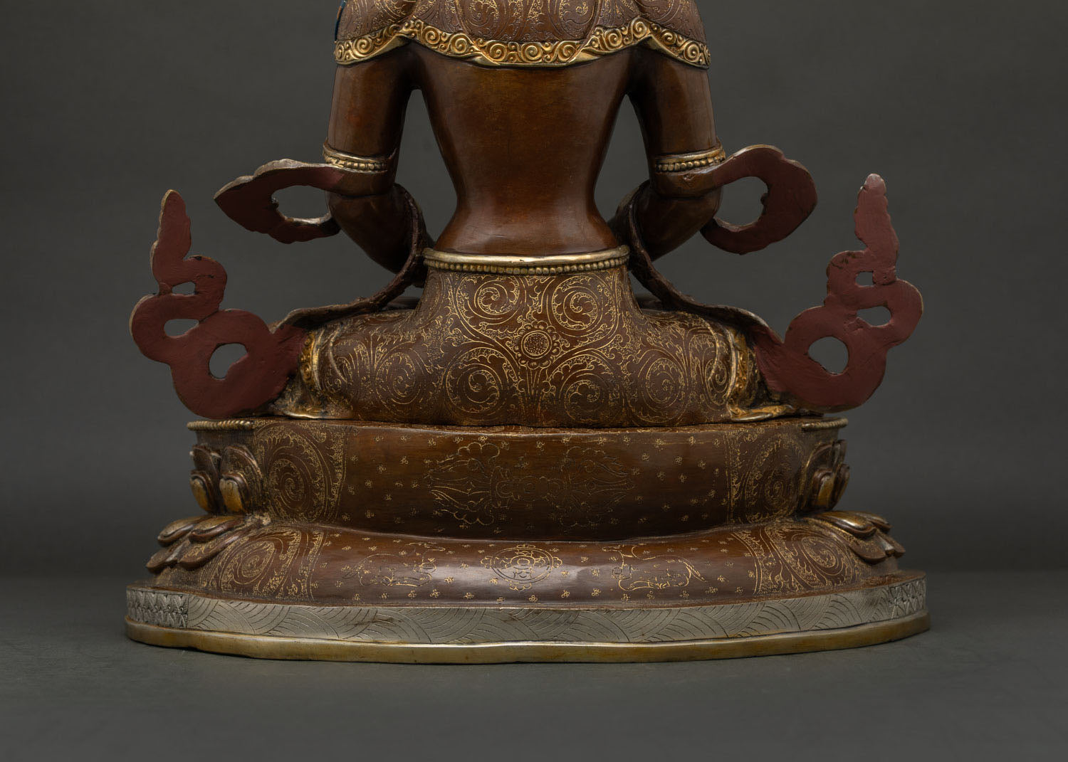 Amitayus Buddha Statue | Fine Nepali Buddhist Metalwork
