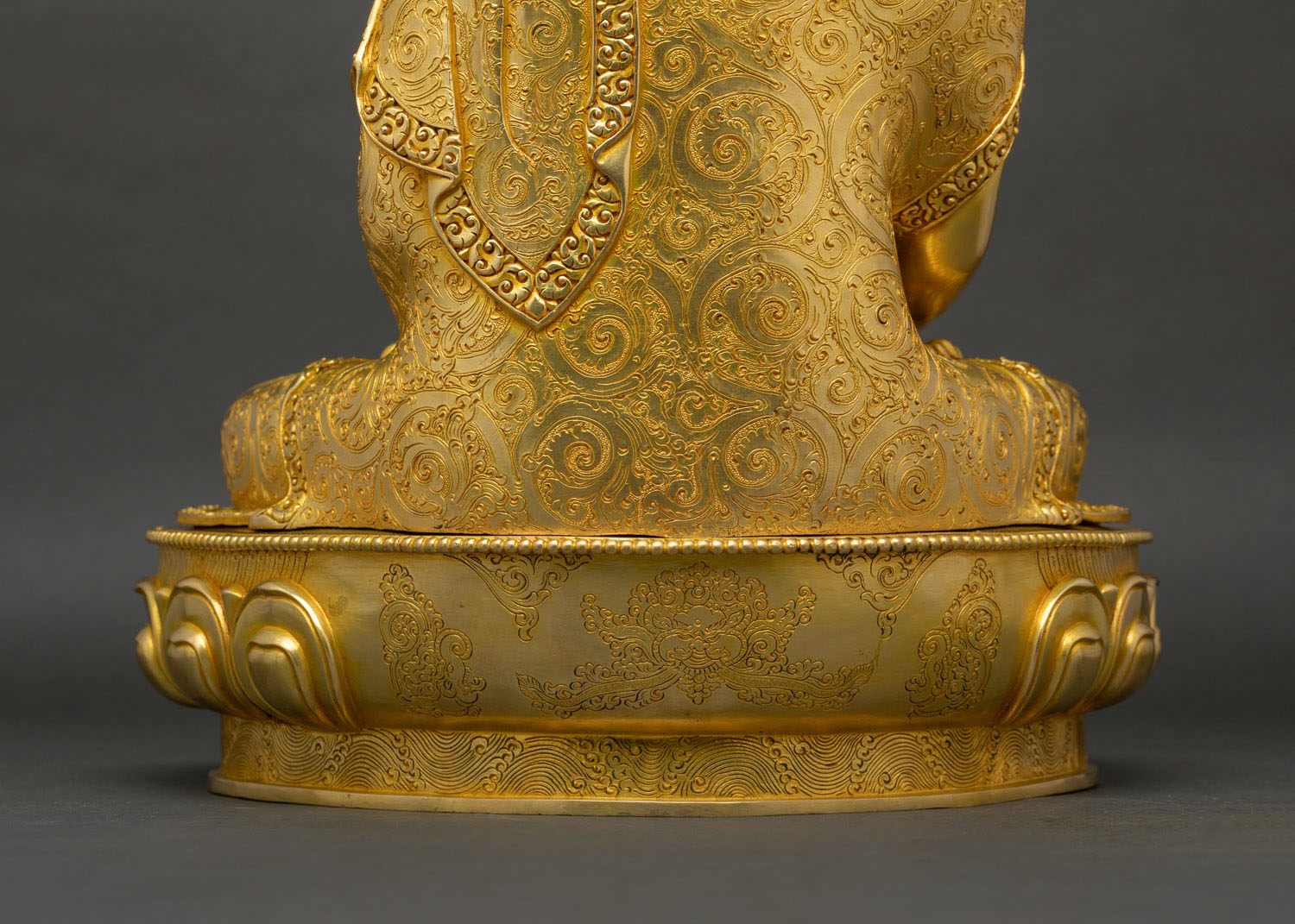 Tibetan-Style Shakyamuni Buddha Statue | Copper Meditation Idol