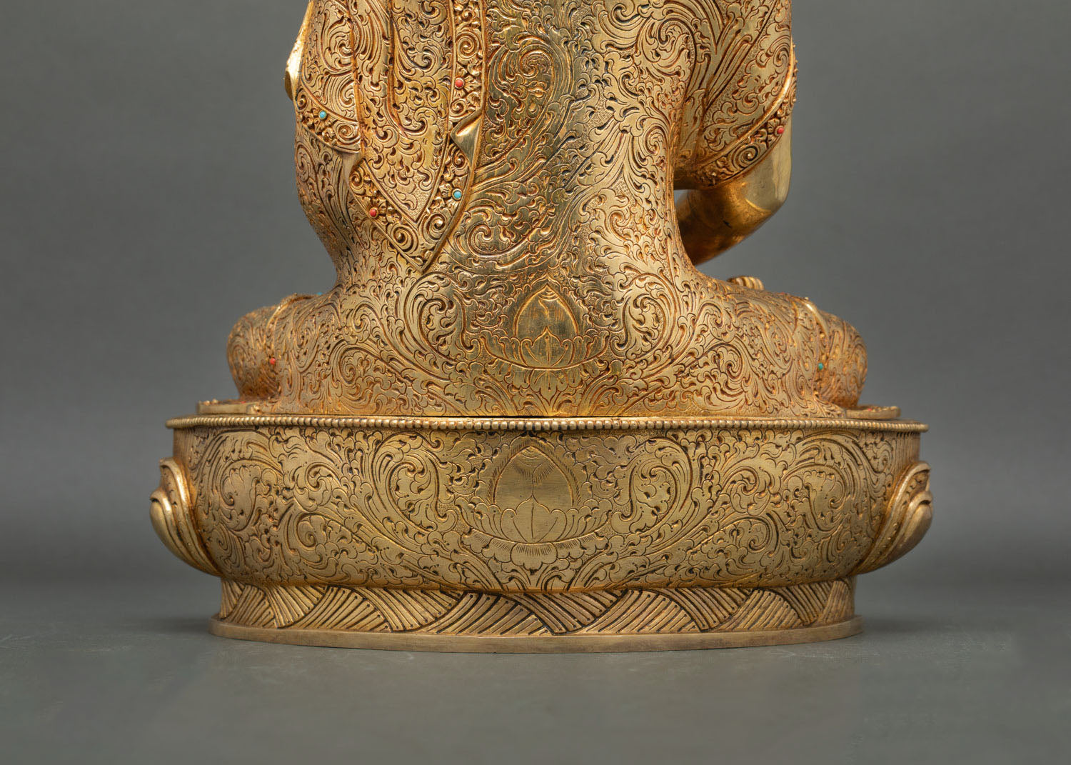 Amitabha Buddha Statue | Himalayan Lost Wax Copper Artwork