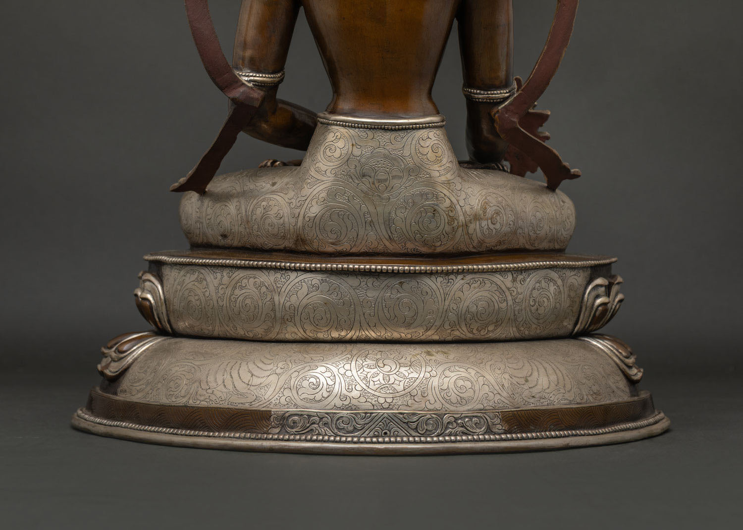Crowned Medicine Buddha Statue | Spiritual Handmade Sculpture