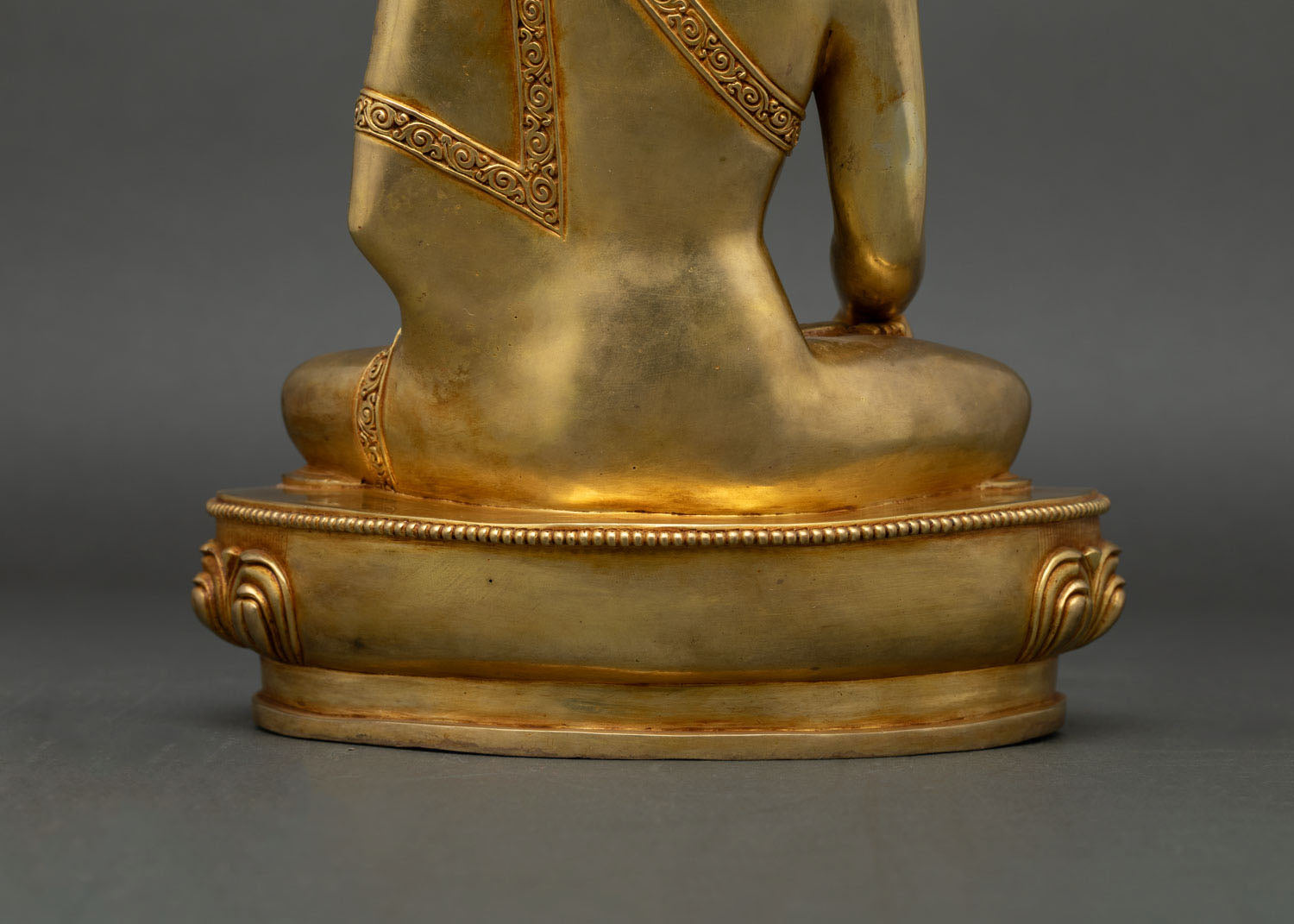Shakyamuni Buddha | 24K Gold Gilded Copper Sculpture
