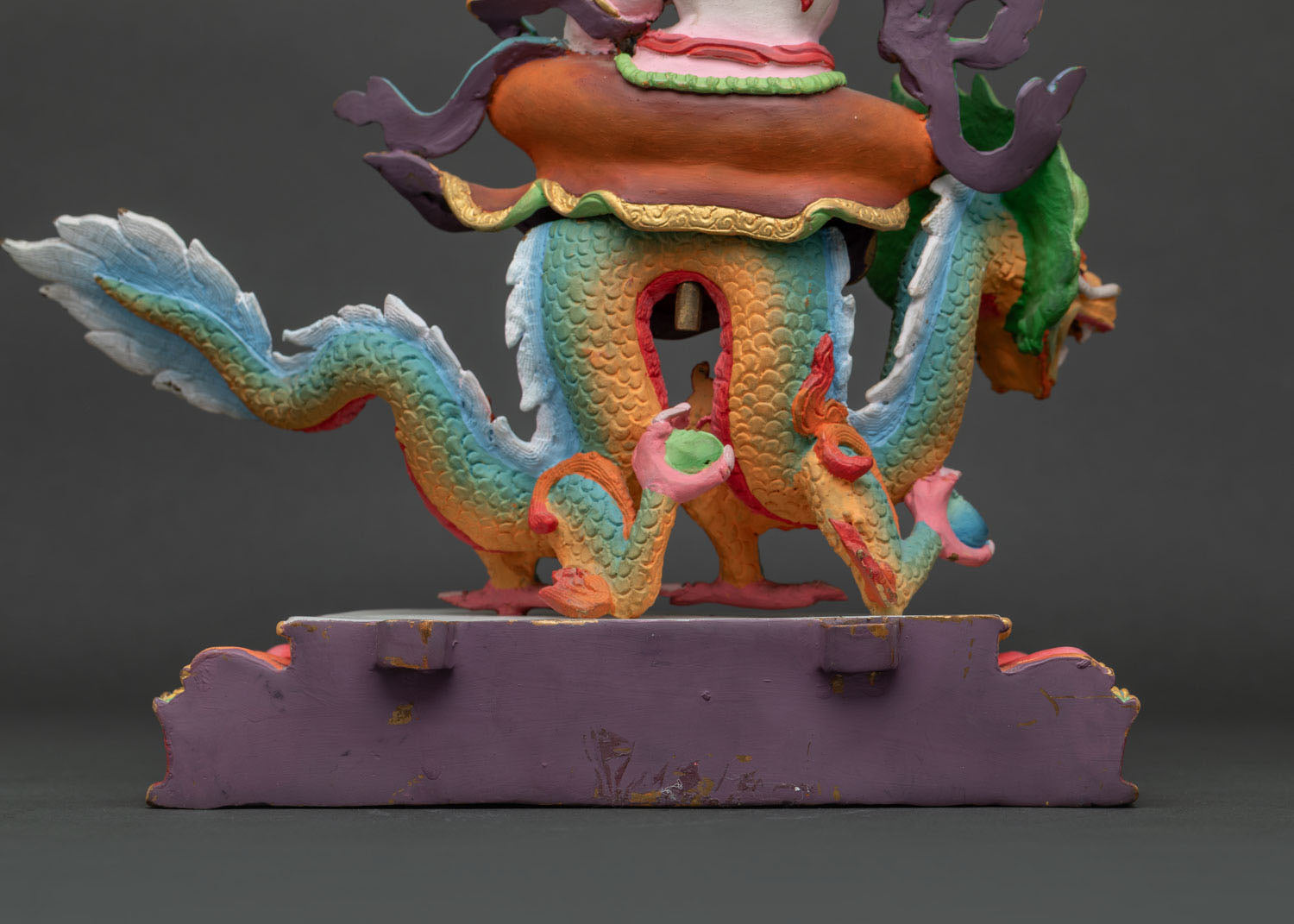 White Dzambhala Statue | Sacred Buddhist Wealth Deity Sculpture