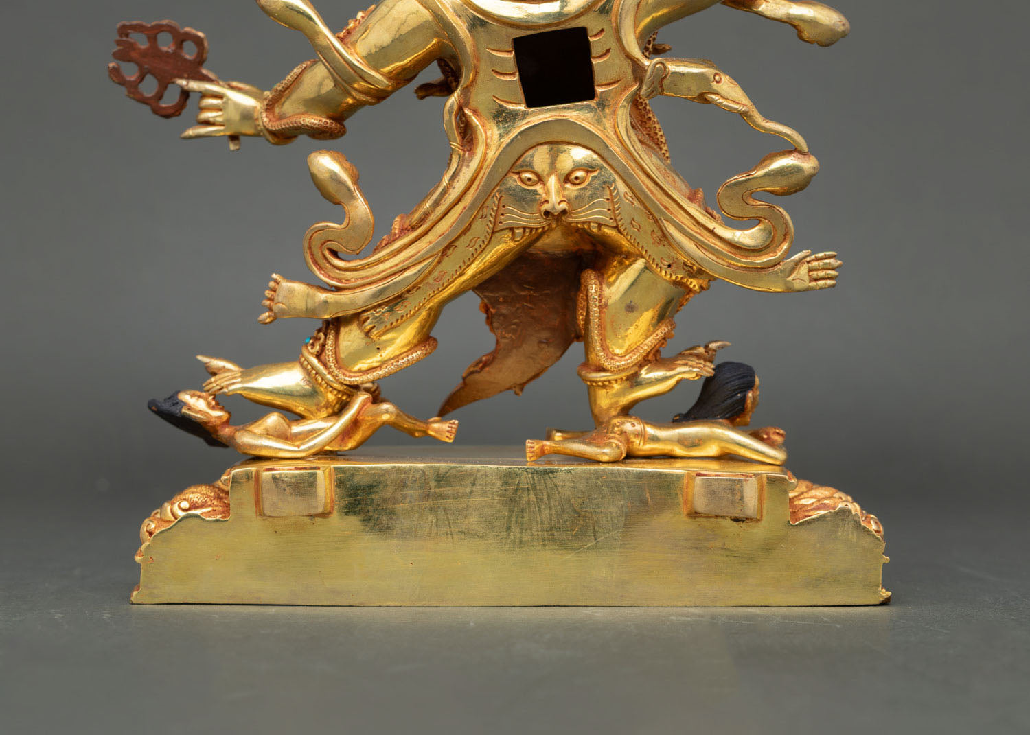 Handmade Guru Dragpo | Gold Fire-Gilded Copper Sculpture