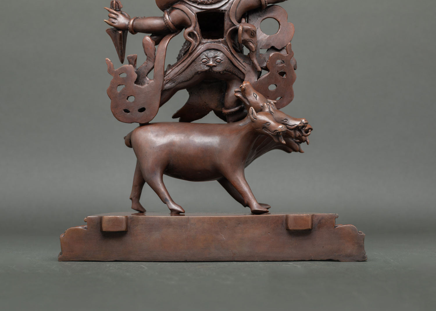 Dorje Gotrab Statue | Sacred Oxidized Copper Sculpture