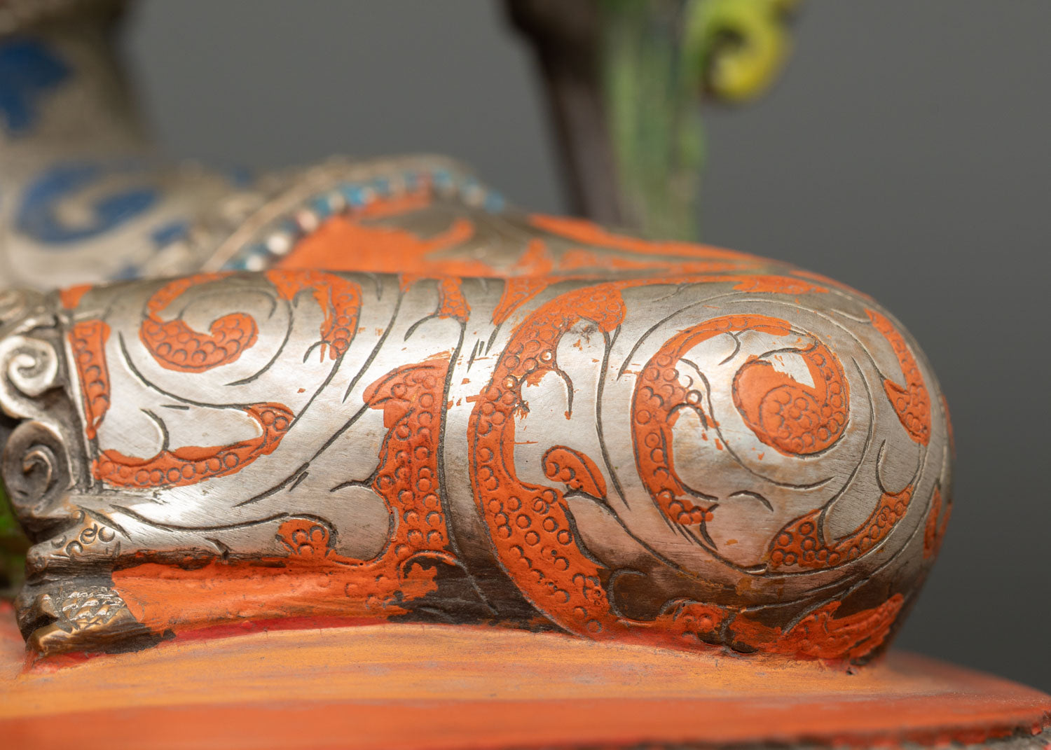 Green Tara Statue | Hand-Painted Buddhist Goddess Artwork