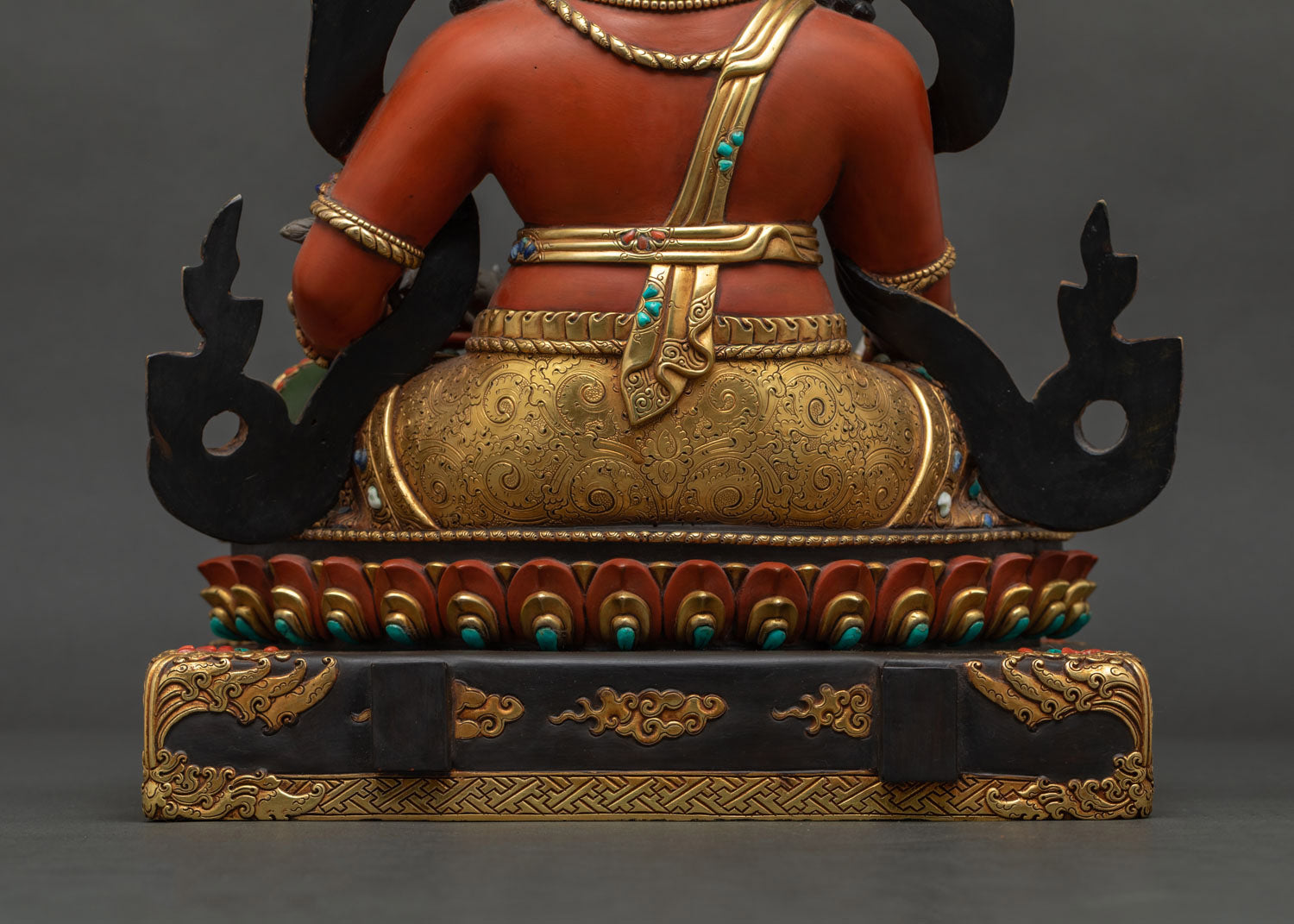 Dzambhala On Throne Statue | Manifest Prosperity and Abundance