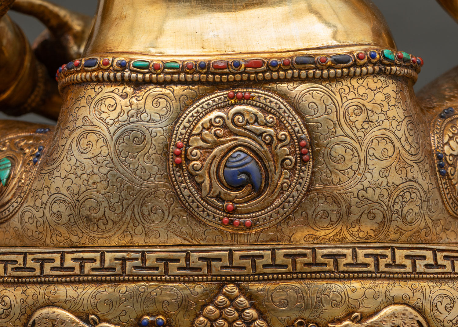 Jambhala Copper Statue | High-Quality Tibetan Buddhist Sculpture