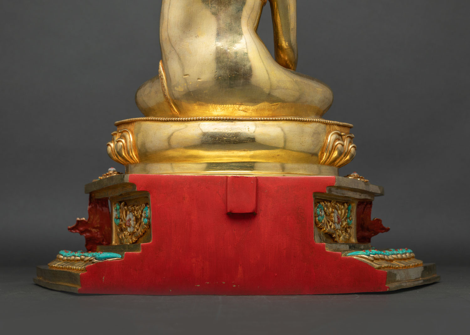 Enthroned Shakyamuni Buddha Statue | Spiritual Figurine for Meditation