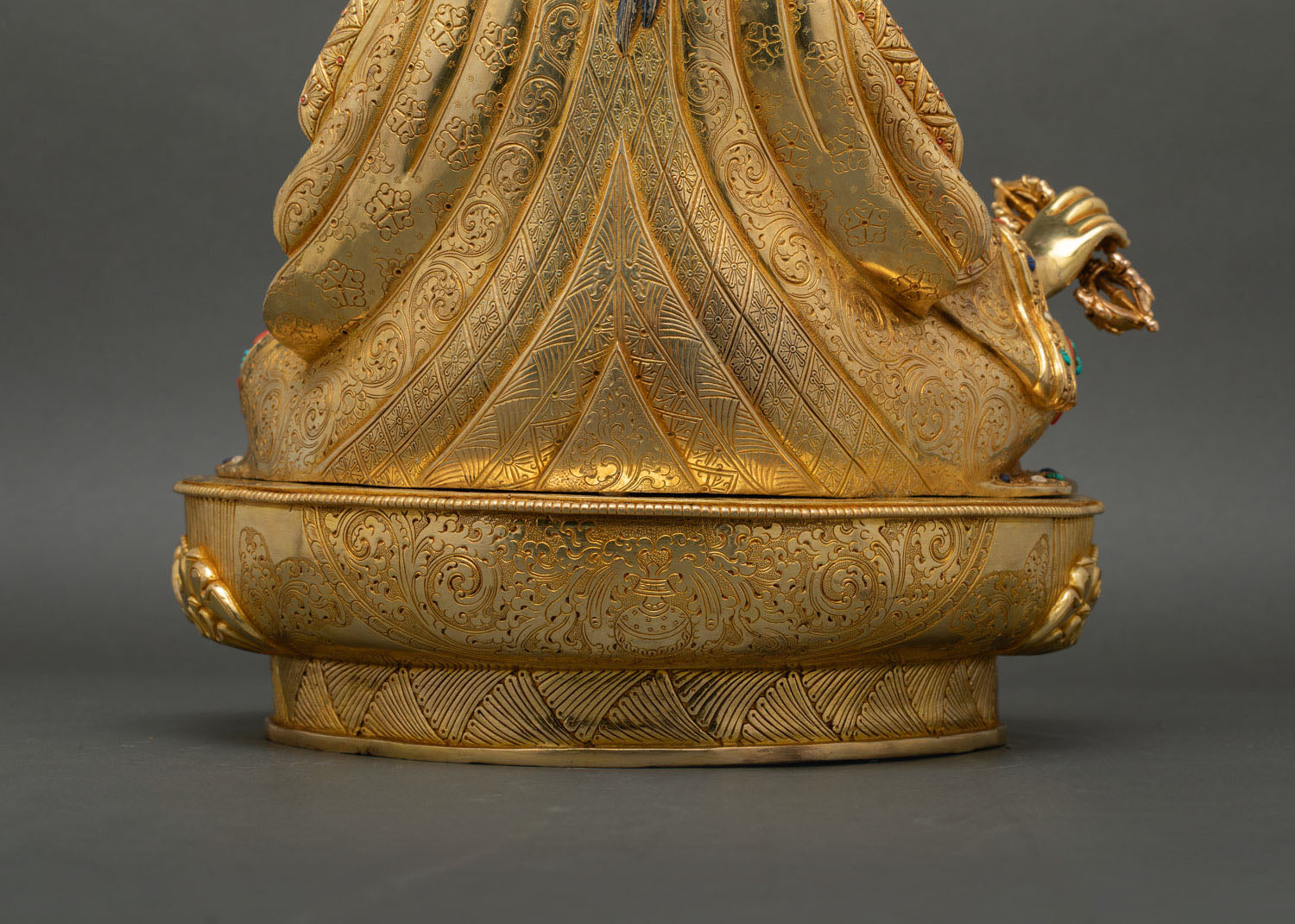 Powerful Guru Padmasambhava Statue | Buddhist Copper Figurine