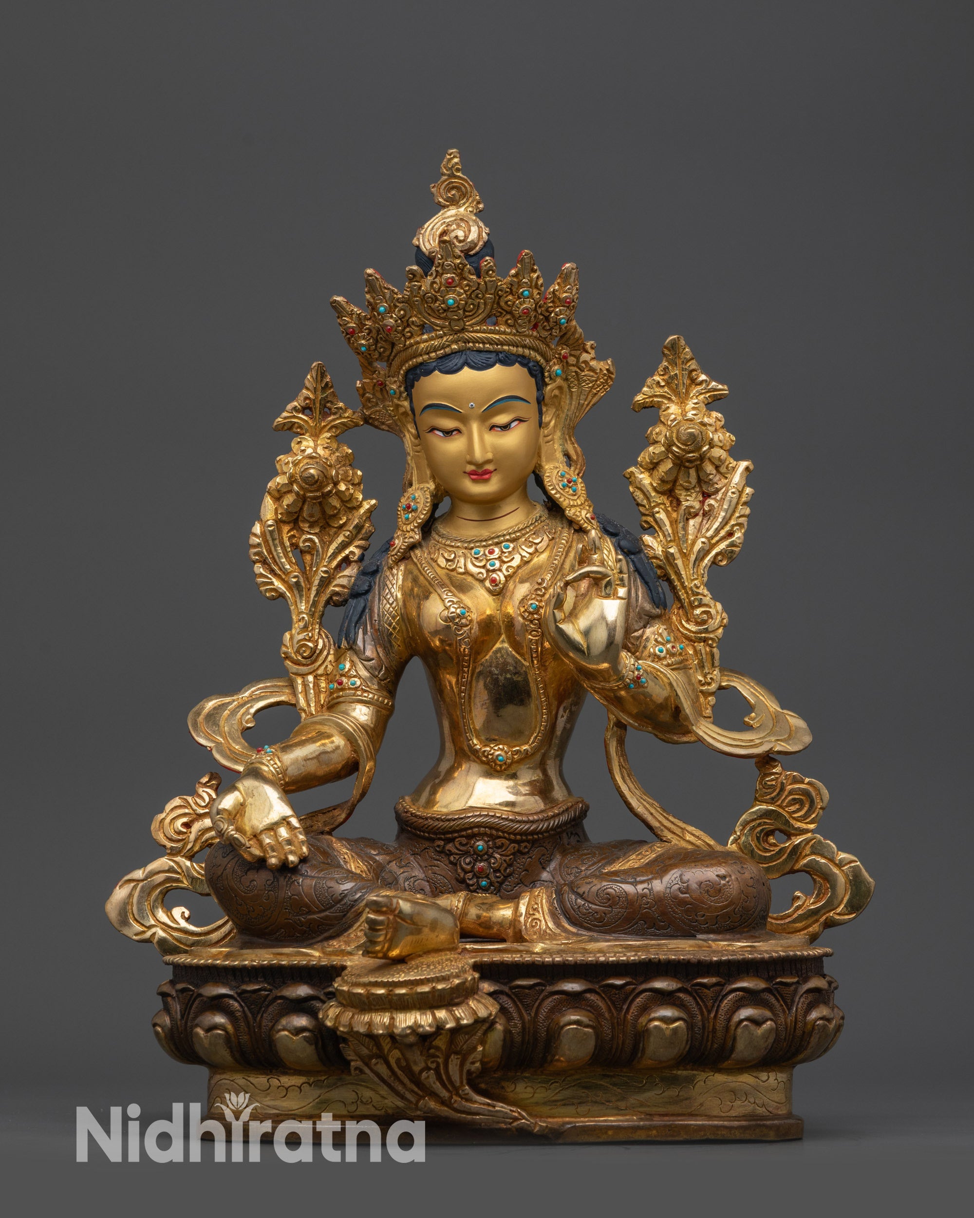 Green Tara Statue