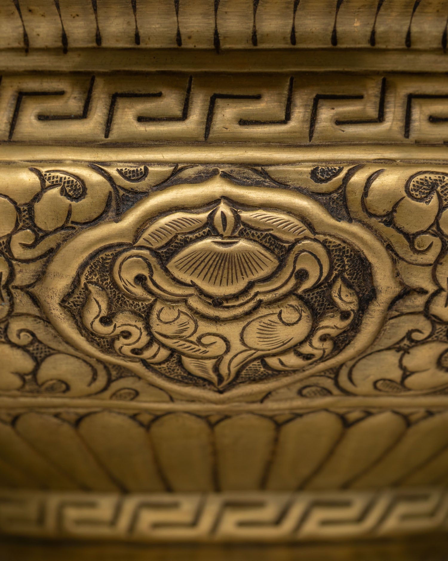 Food Offering Bowl | Handcrafted Brass Buddhist Ritual Vessel