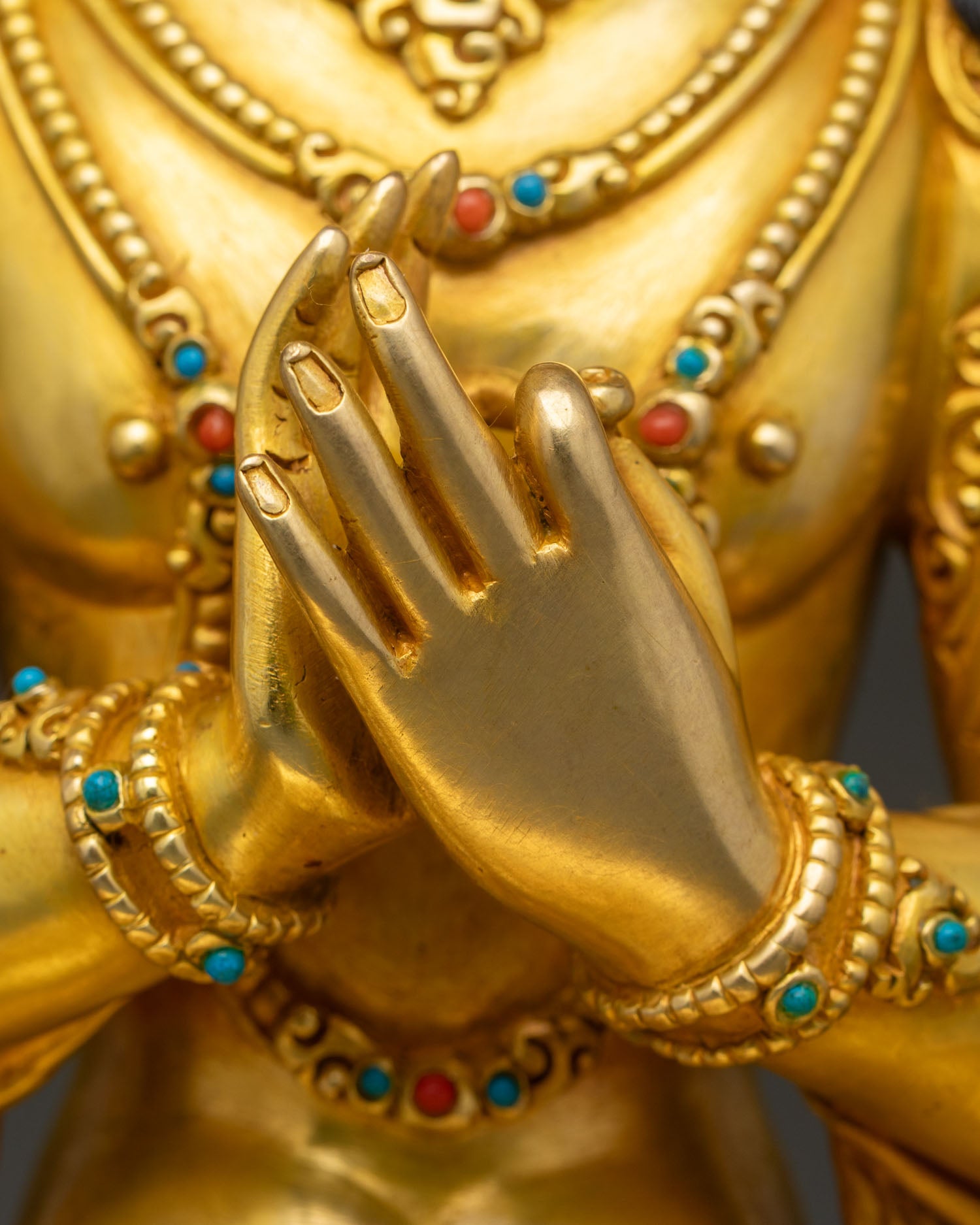 Tikshna Manjushri Statue | Sharp Wisdom Bodhisattva Copper Sculpture