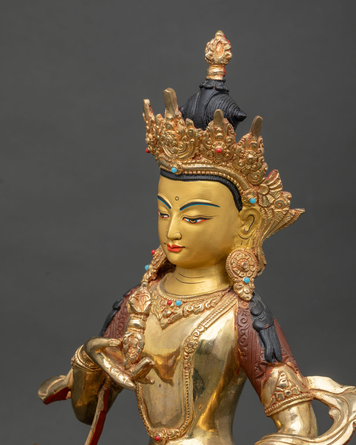 Vajrasattva Statue from Nepal | Handmade Purification Buddha Figurine