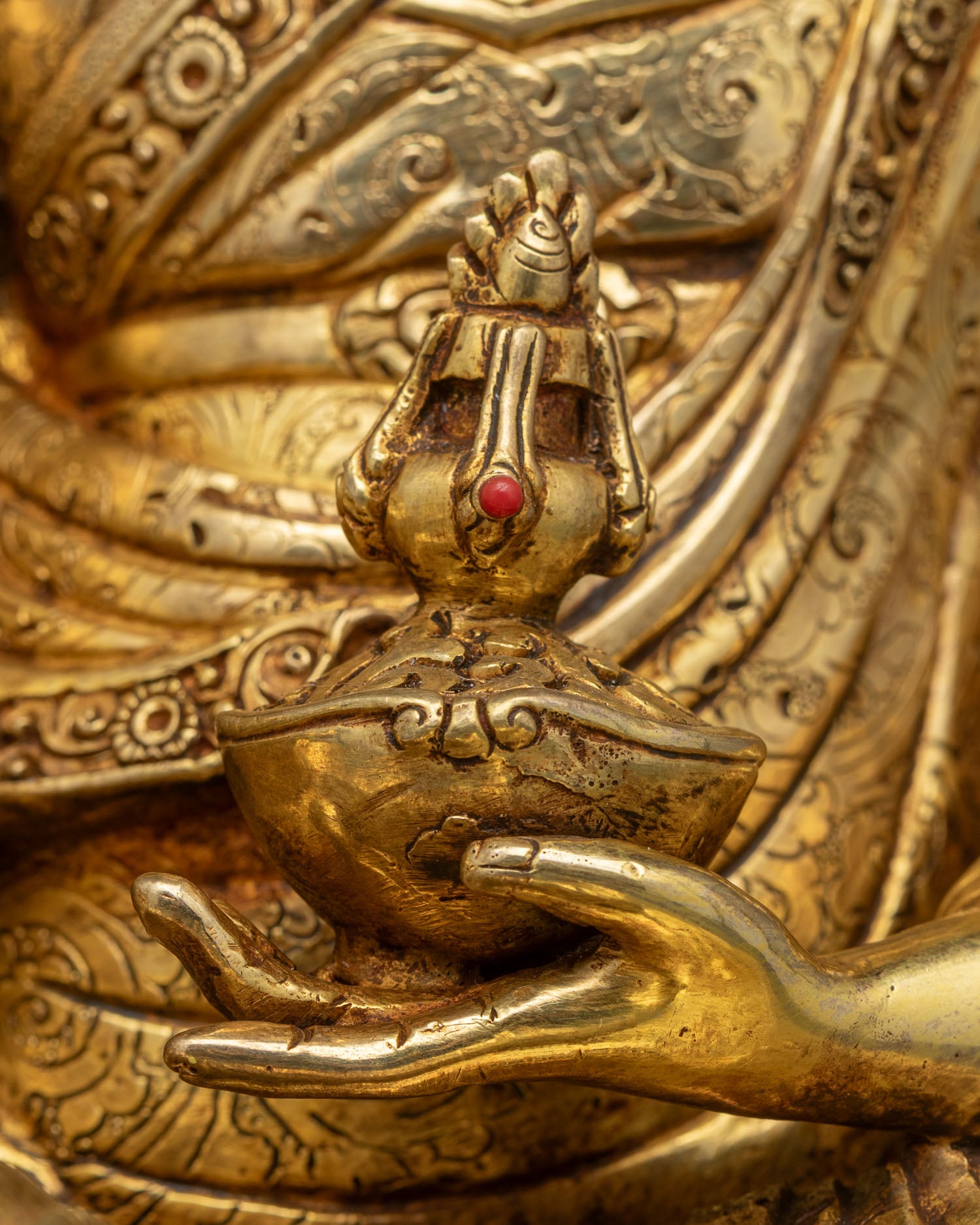 Guru Rinpoche Statue | Authentic Nepal Buddhist Statue
