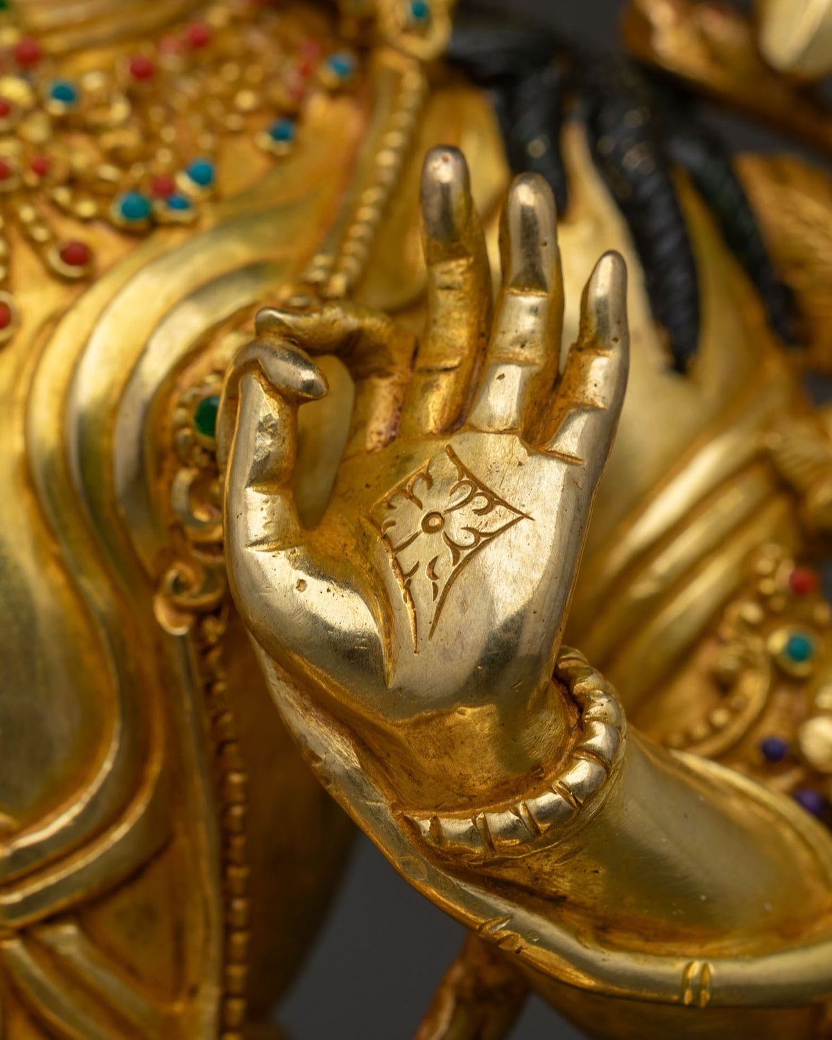 Green Tara Statue