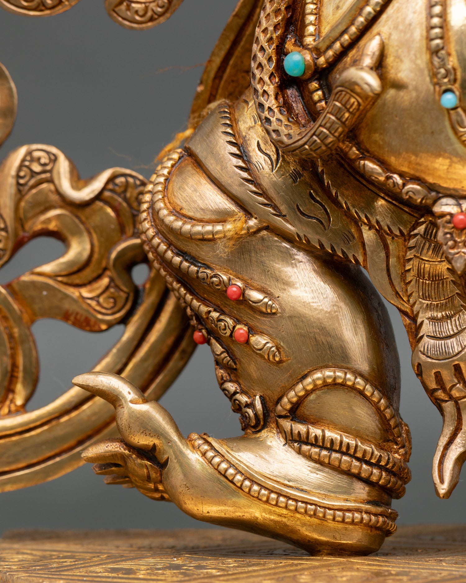Vajrapani Statue | Buddhist Protector Deity Sculpture from Nepal