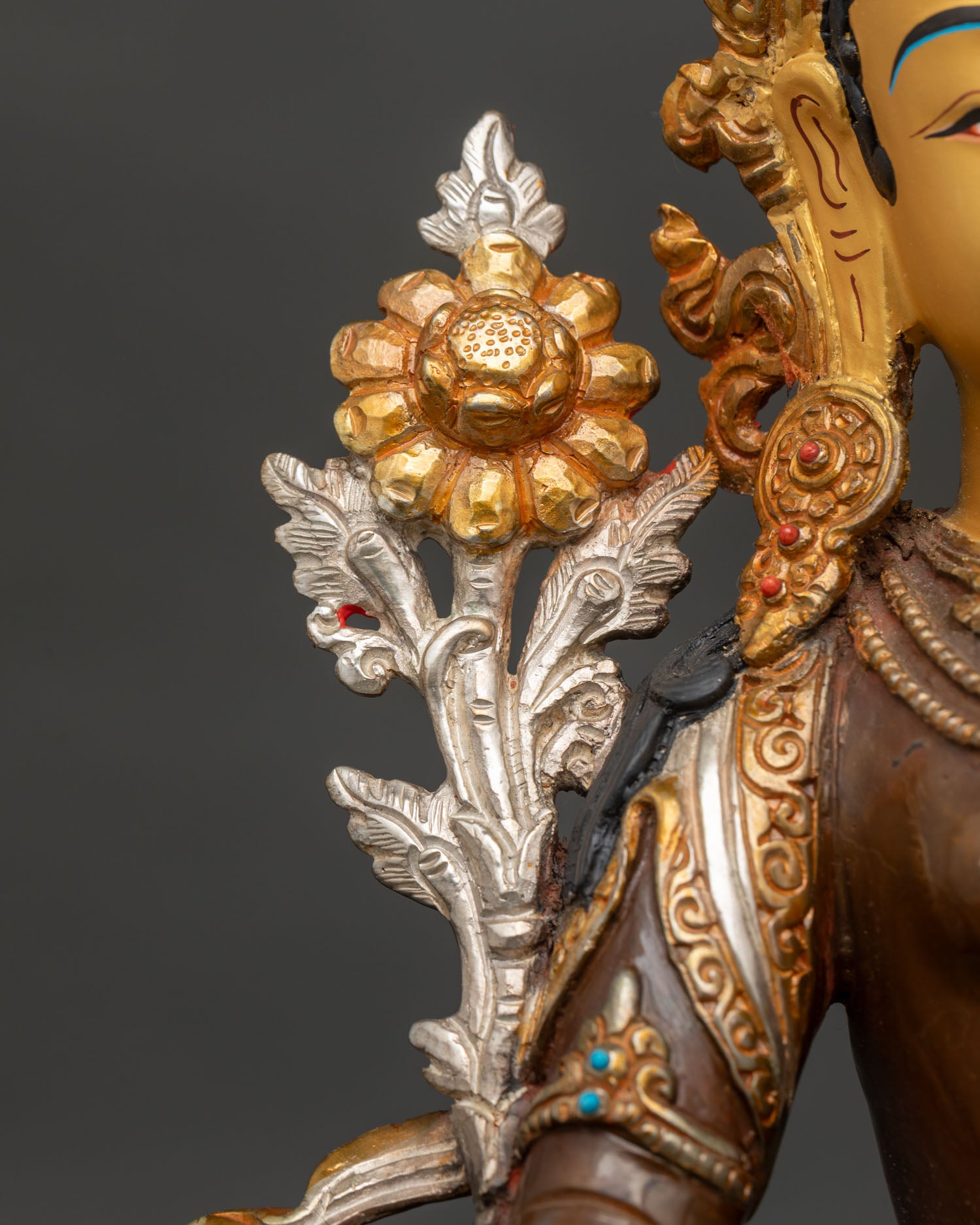 White Tara Statue | Seven Eyed Goddess of Long Life & Healing