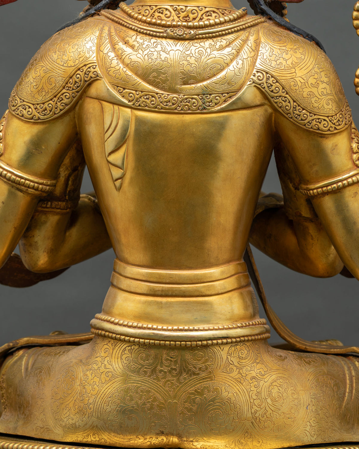 Four-Armed Chenrezig (Avalokiteshvara) Statue | Handmade Buddhist Decor